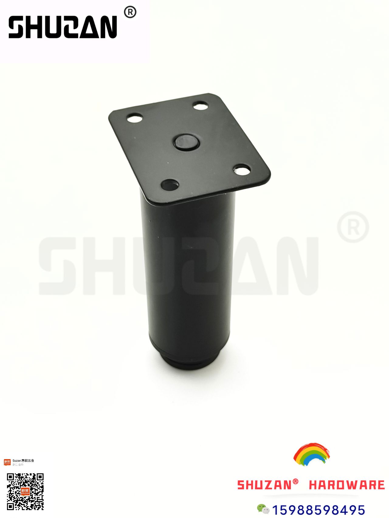 Shuzan hardware cabinet feet are sturdy and durable, with a simple black style that is elegant and generous. Factory direct sales Application Scenario