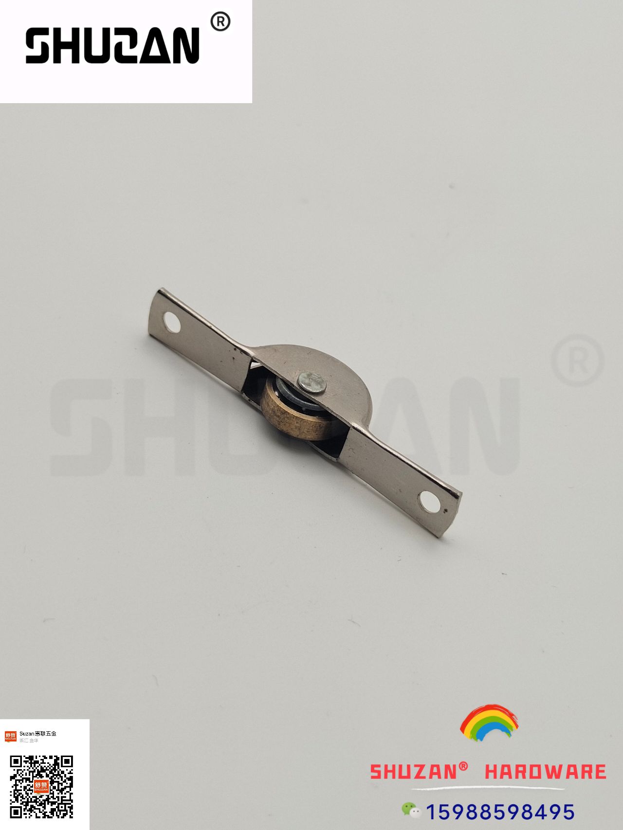 Poleas de elevación ruedas poleas de servicio pesado ruedas planas de zinc color shuzan estilos numerosos particiones push pull shift puerta anti-desmontaje shuzan Specification image