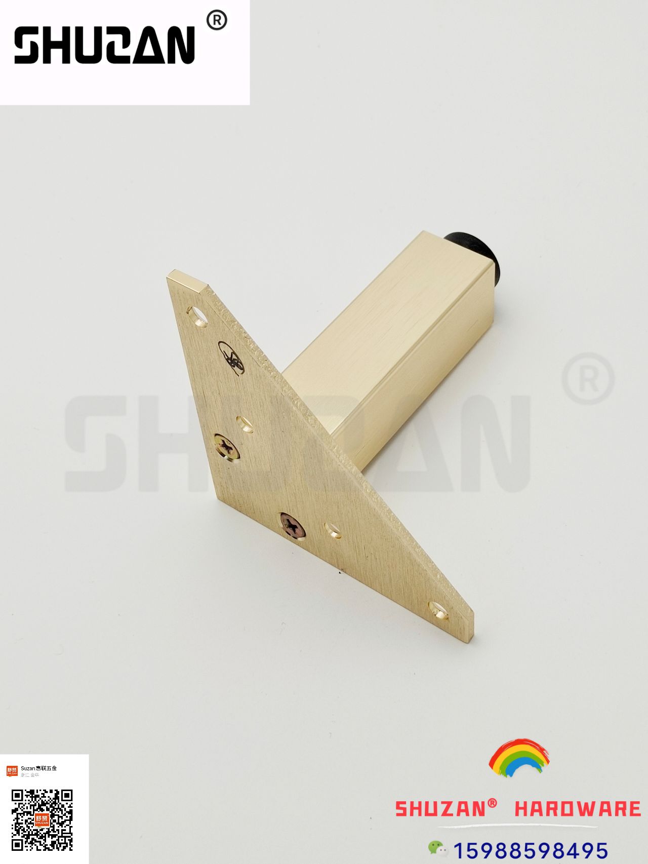 Shuzan Golden cabinet legs, new modern style, sturdy, durable, beautiful, grand and specially supplied for foreign trade details Picture