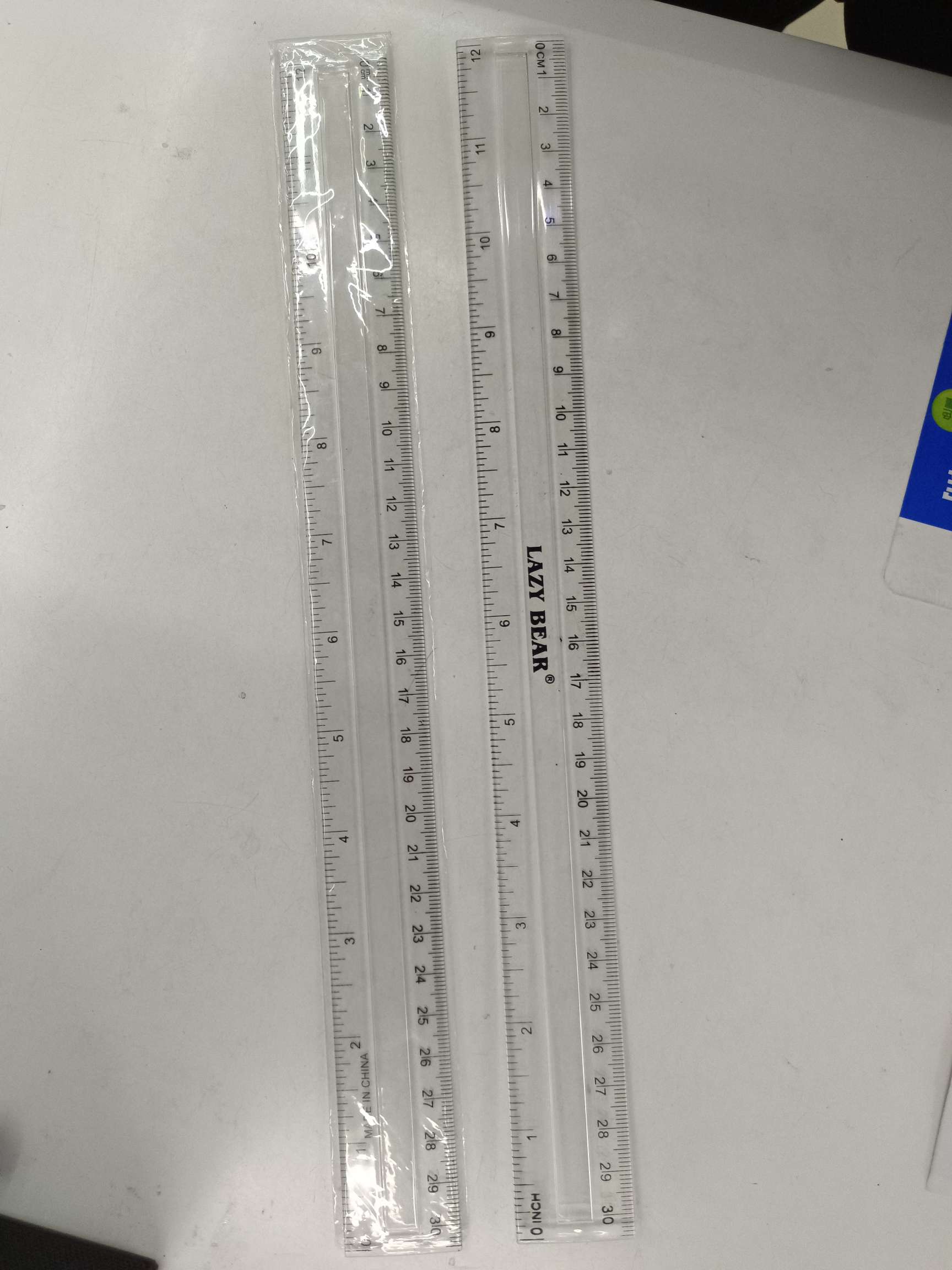30cm透明尺子，1箱1920pcs