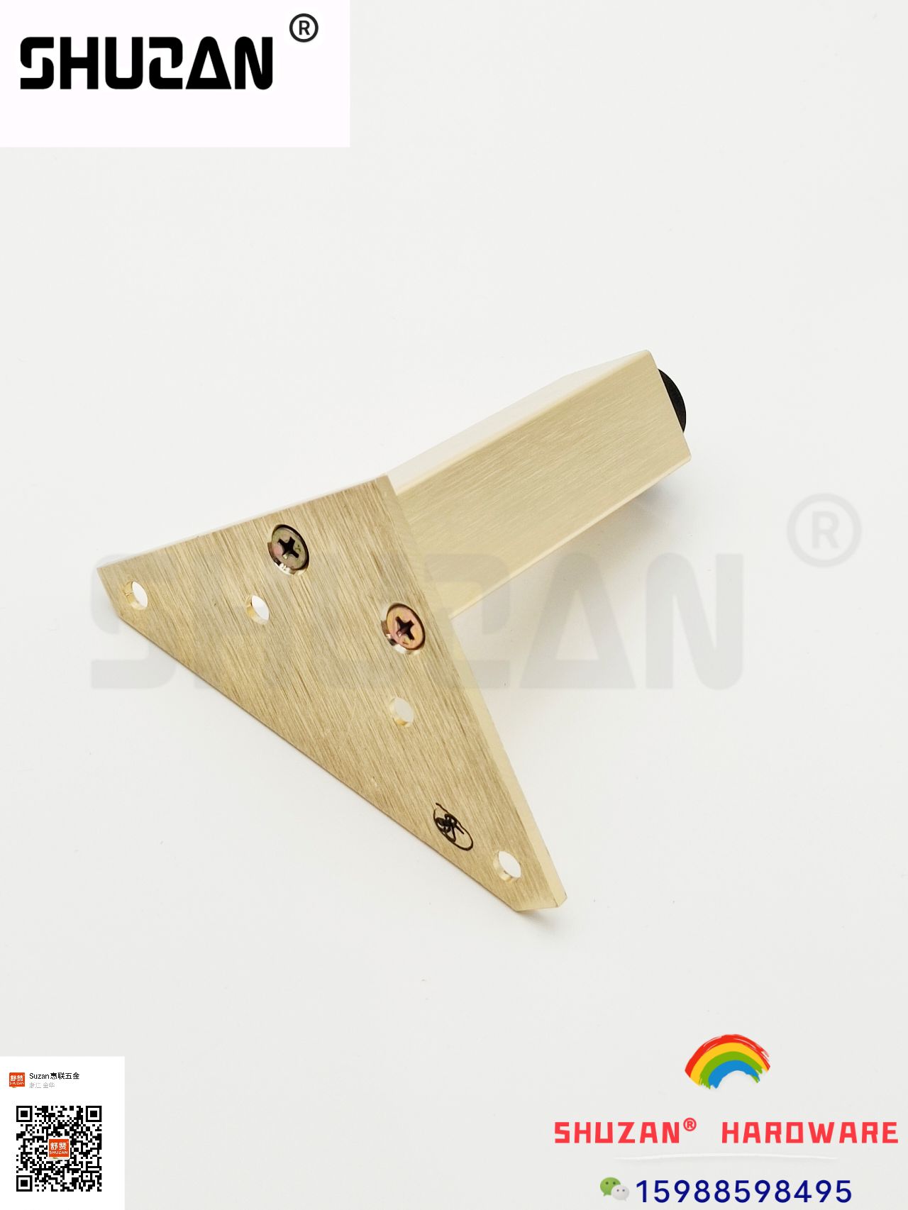 Shuzan Golden cabinet legs, new modern style, sturdy, durable, beautiful, grand and specially supplied for foreign trade