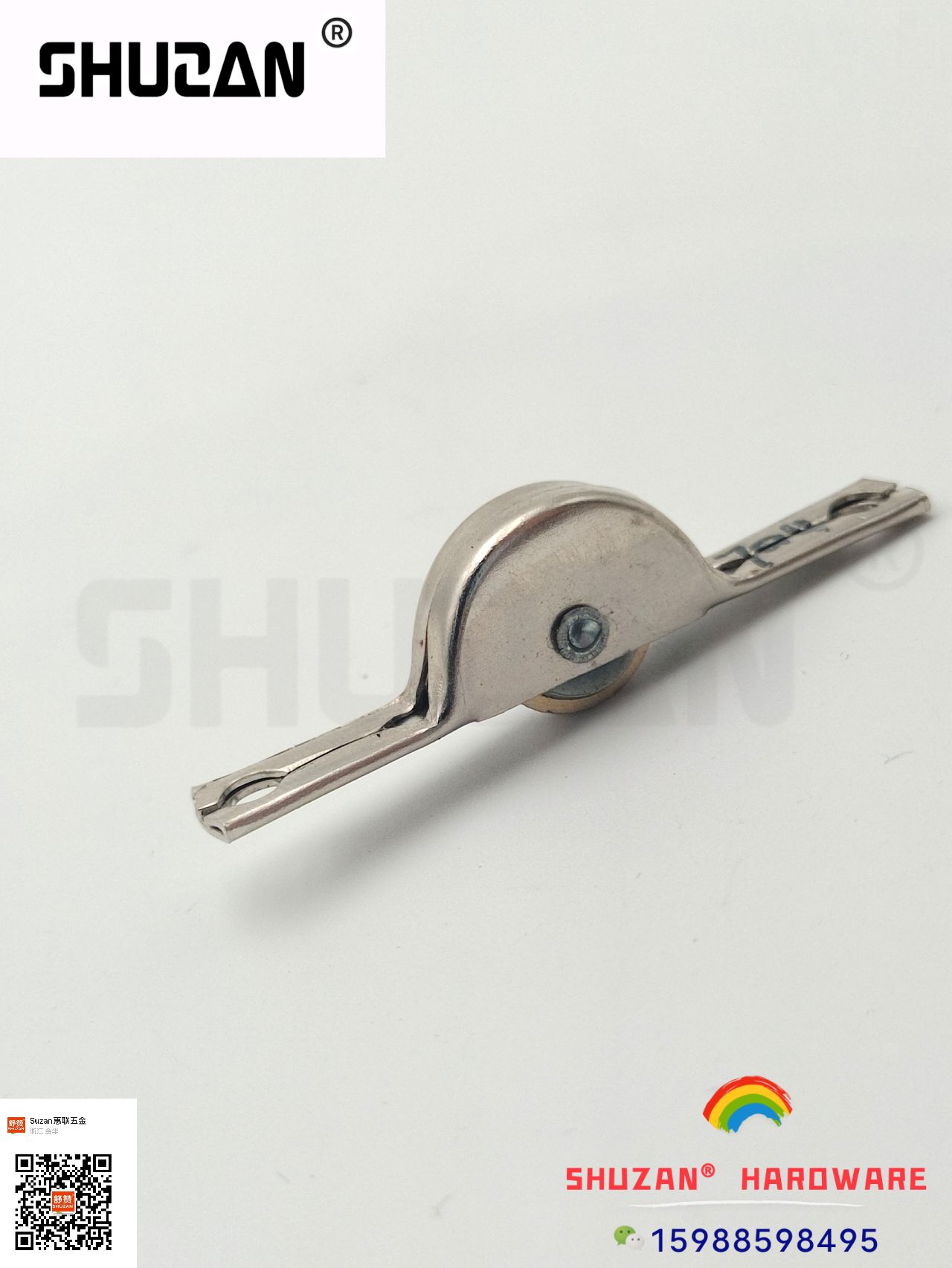 Poleas de elevación ruedas poleas de servicio pesado ruedas planas de zinc color shuzan estilos numerosos particiones push pull shift puerta anti-desmontaje shuzan Item Picture