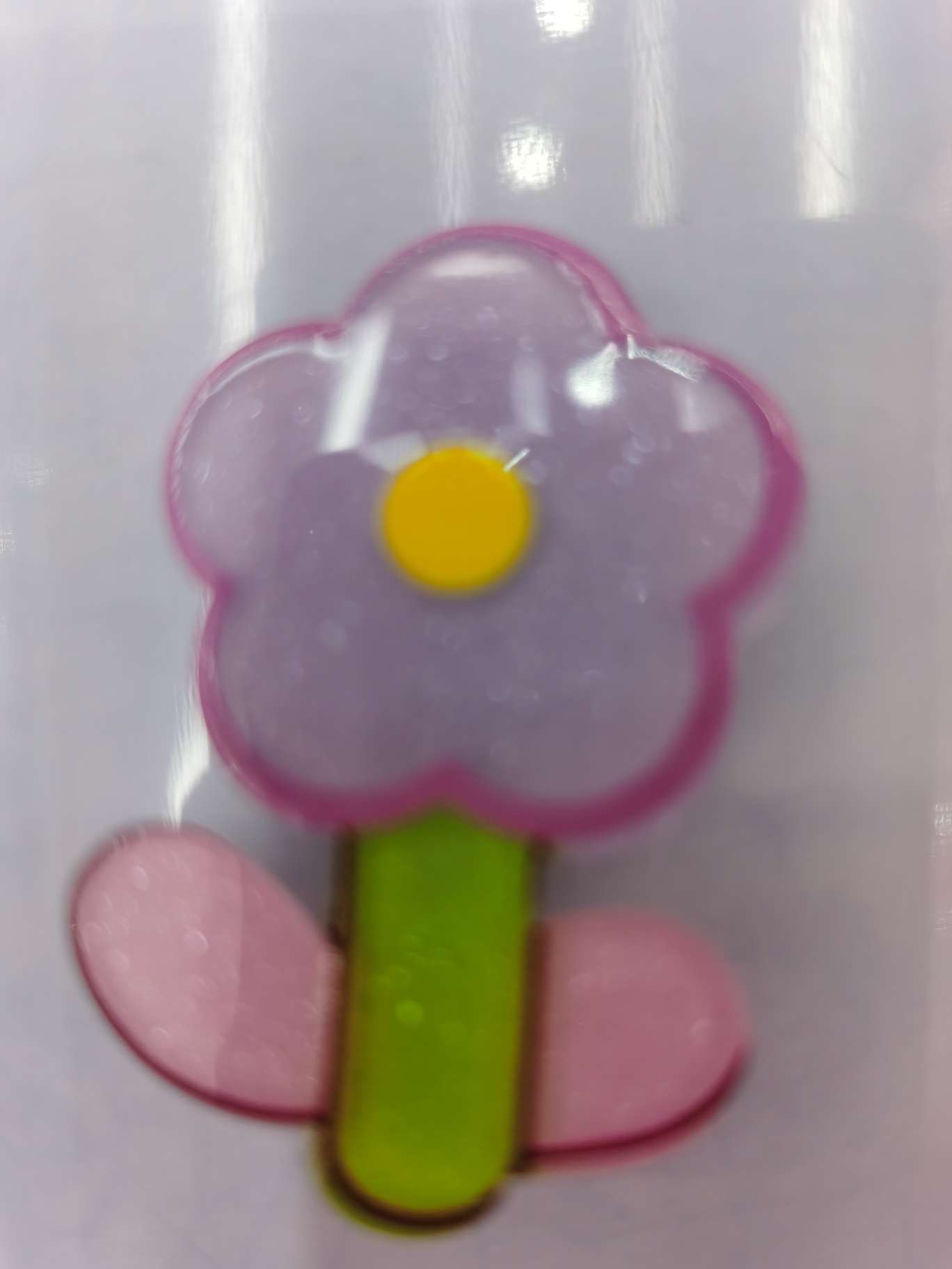 中号五款五色一卡压克力花5公分夹子茗兰饰品详情图4