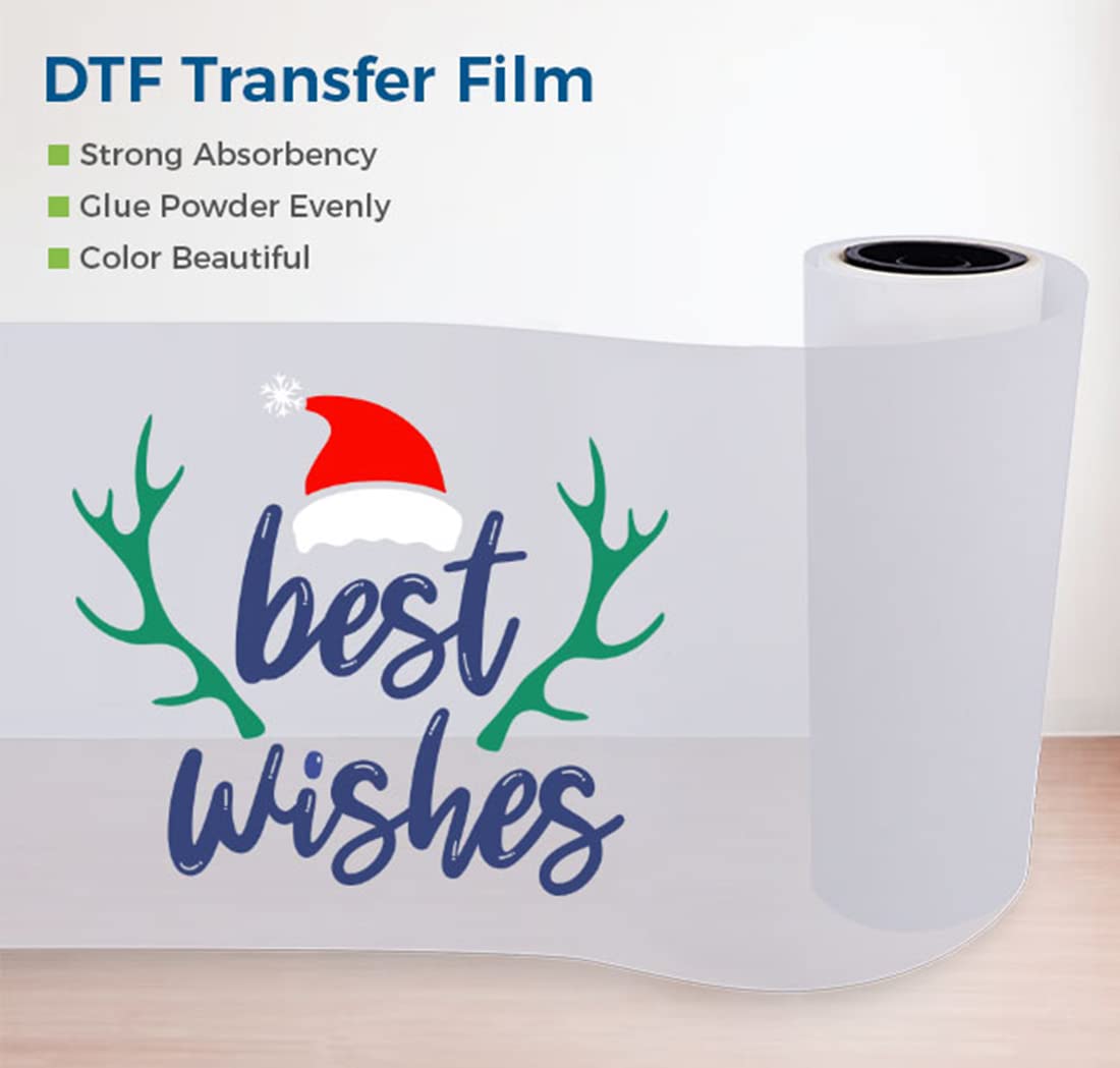 DTF白墨烫画数码打印膜60cm*100mDTF Transfer Film烫画热转印膜数码柯式印画膜白墨烫画膜