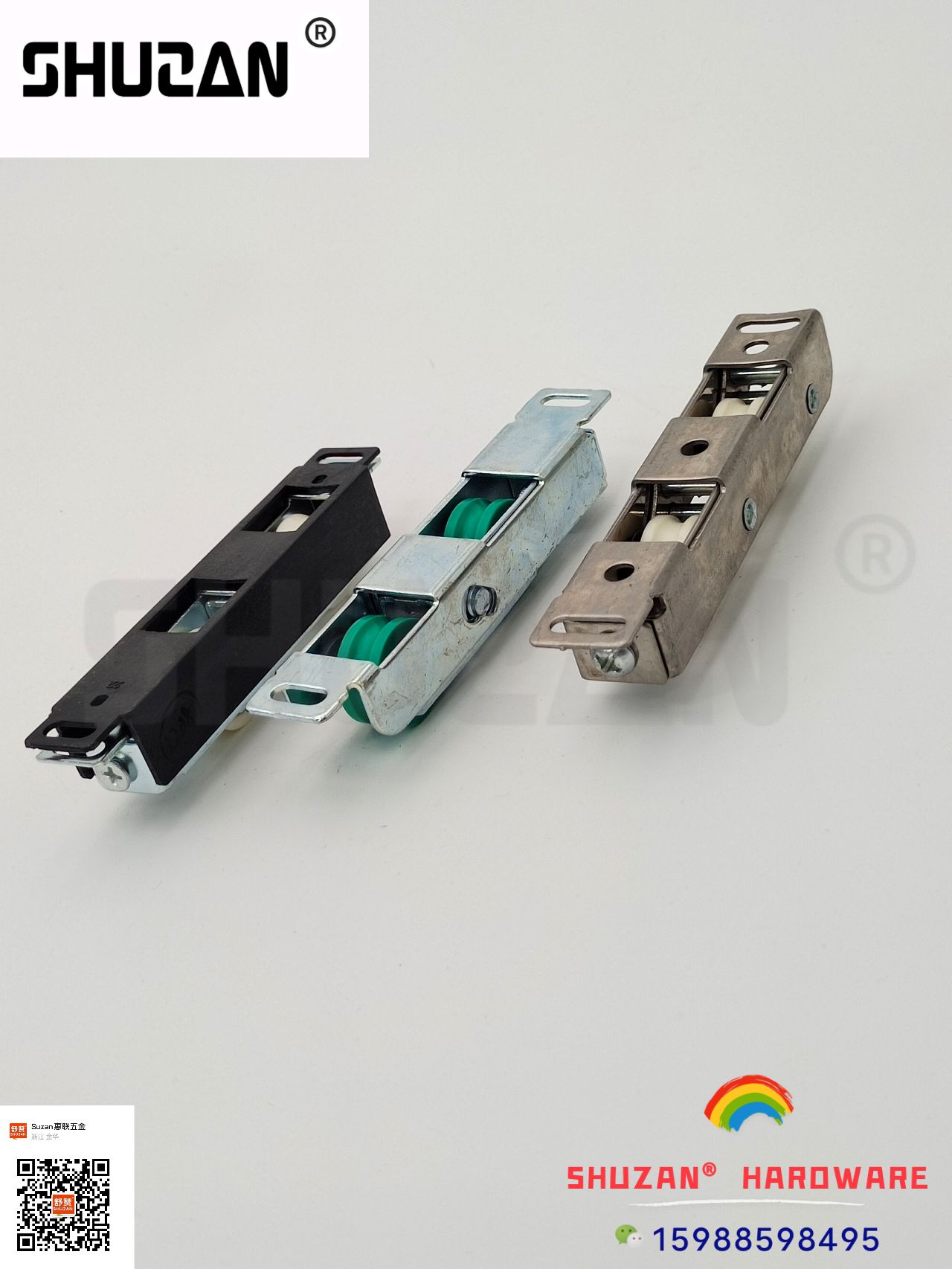 The hardware Shuzan wheels and Shuzan sliding wheels are sturdy and durable. The sliding door wheels are suitable for glass doors and cabinet doors Specification image