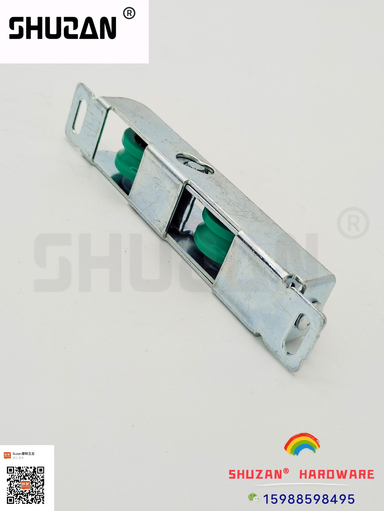 The hardware Shuzan wheels and Shuzan sliding wheels are sturdy and durable. The sliding door wheels are suitable for glass doors and cabinet doors Item Picture