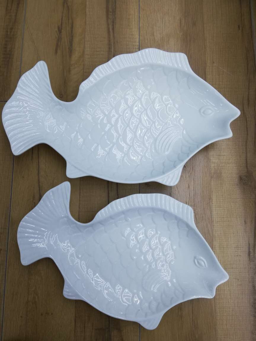 陶瓷盘/陶瓷餐具/鱼盘产品图