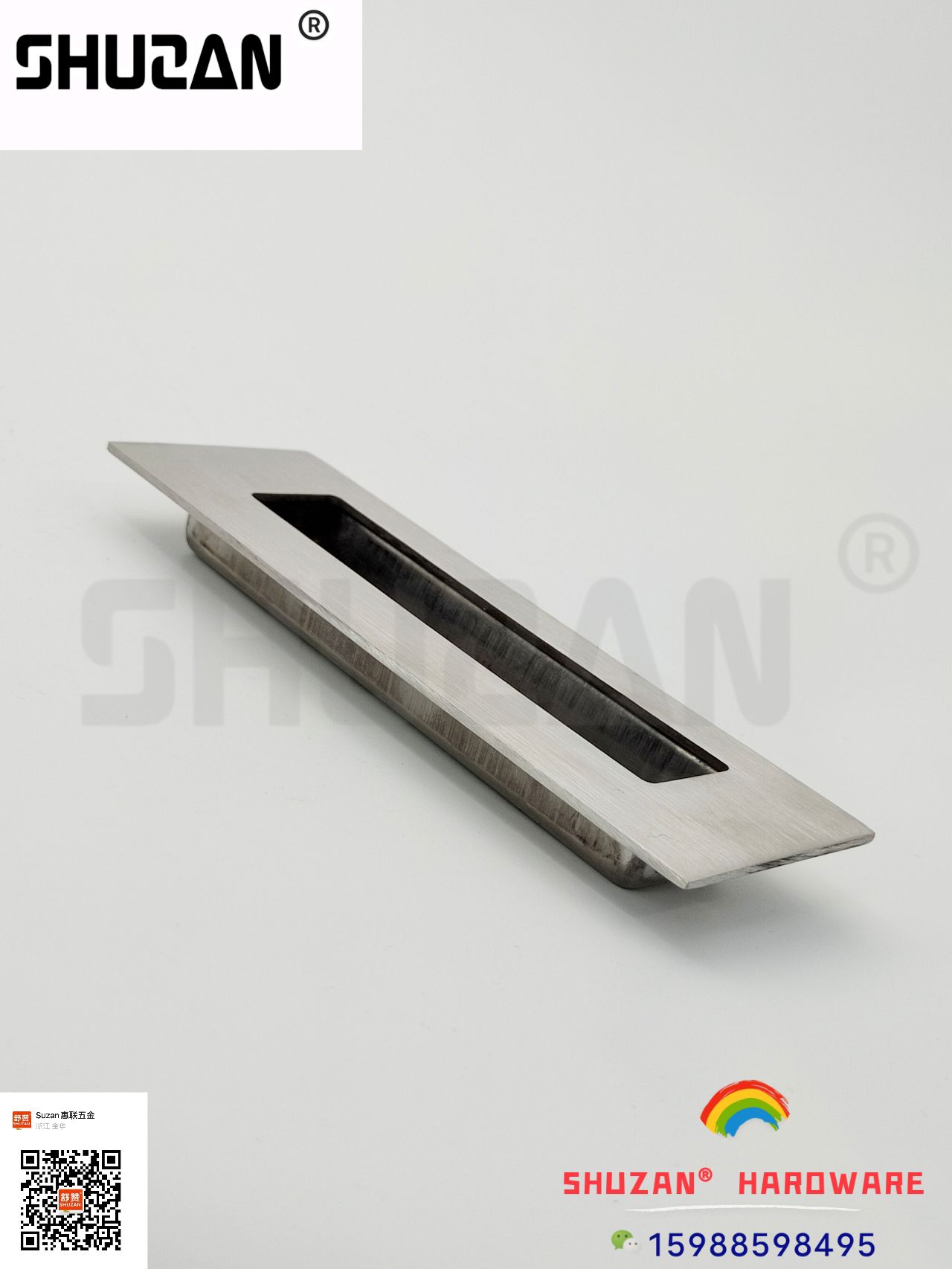 Hardware shuzan embeded handle multi-especificación boutique hebilla oscura handle fuerte y duradero de alta gama embeded handle