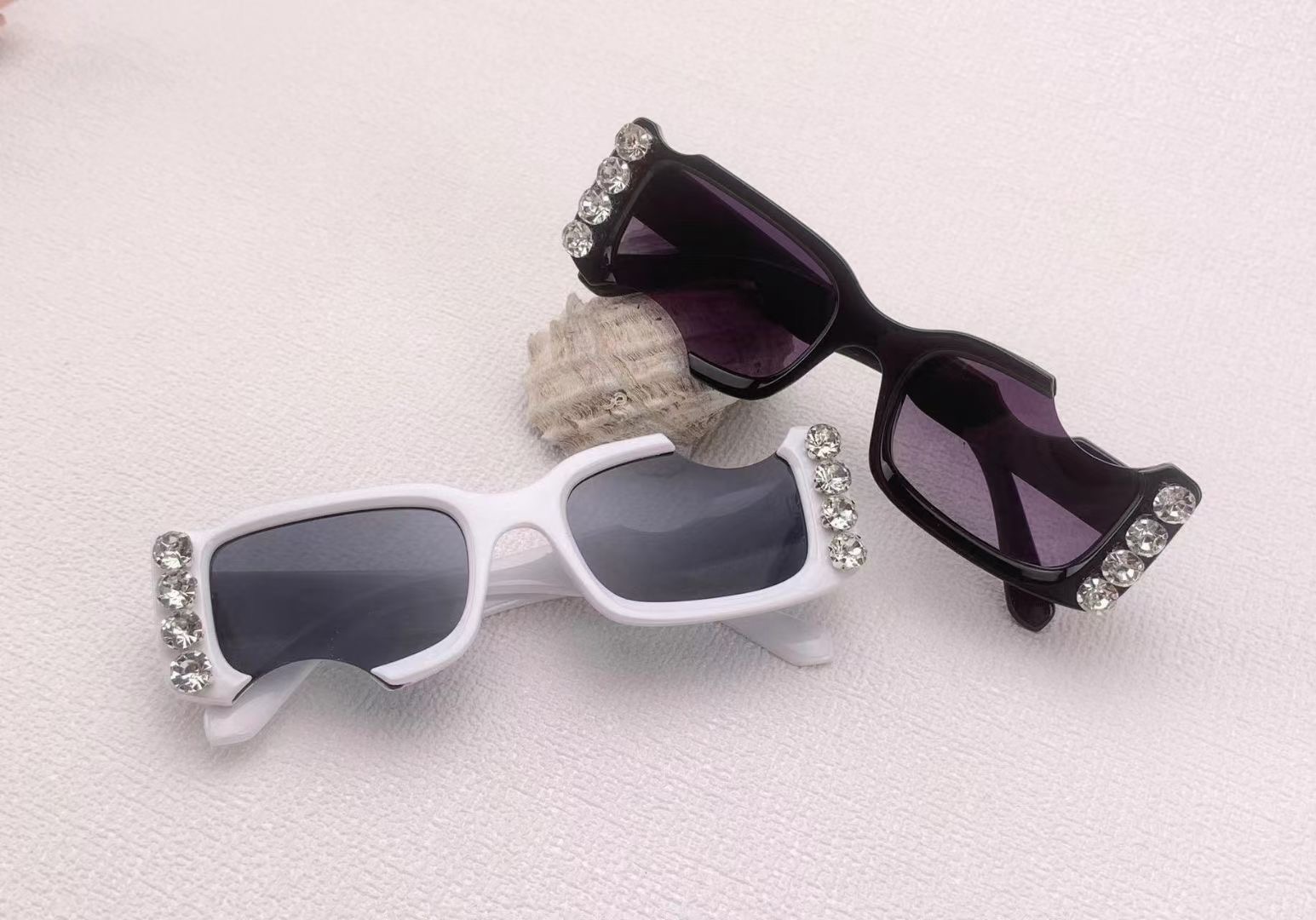 太阳镜/女士墨镜/镶钻墨镜产品图