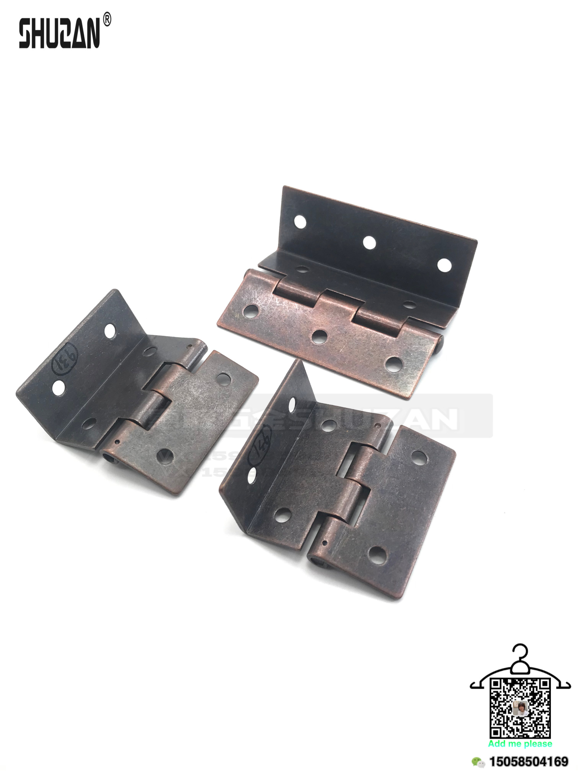 Bisagras todos los tamaños bisagras universales bisagras madre hijo accesorios de hardware bisagras de refuerzo bisagras de gabinete shuzan Specification image