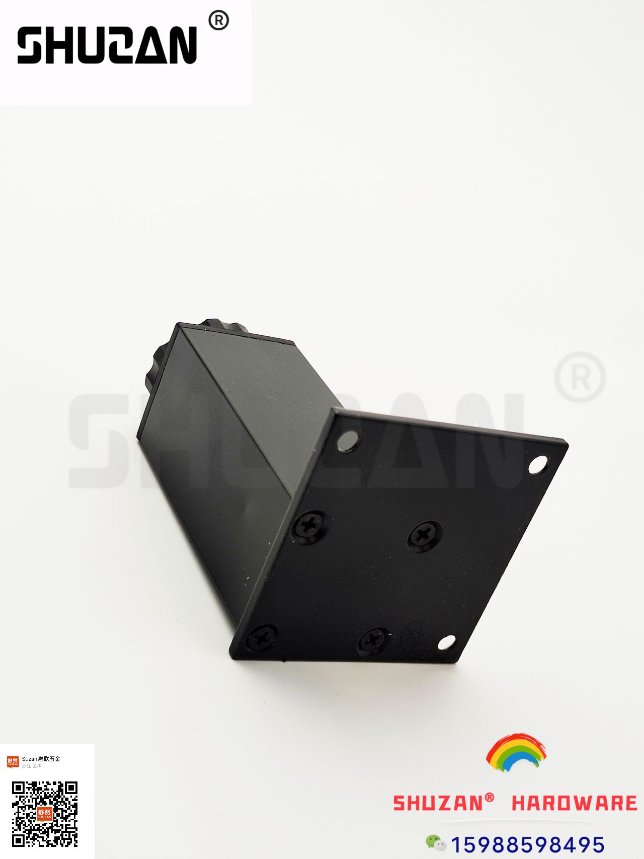 黑色简约风 舒赞五金柜脚 坚固耐用  美观大方 外贸专供