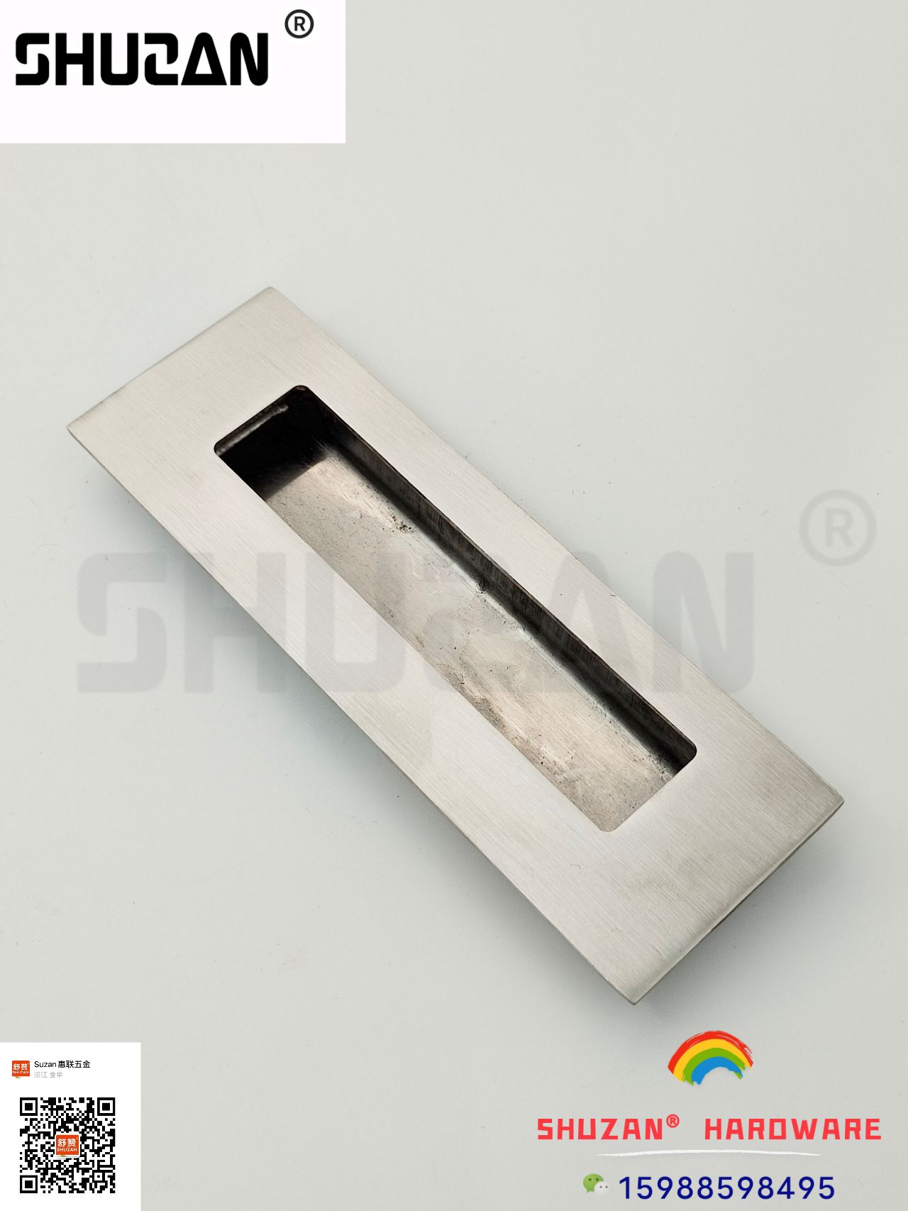 Hardware shuzan embeded handle multi-especificación boutique hebilla oscura handle fuerte y duradero de alta gama embeded handle details Picture