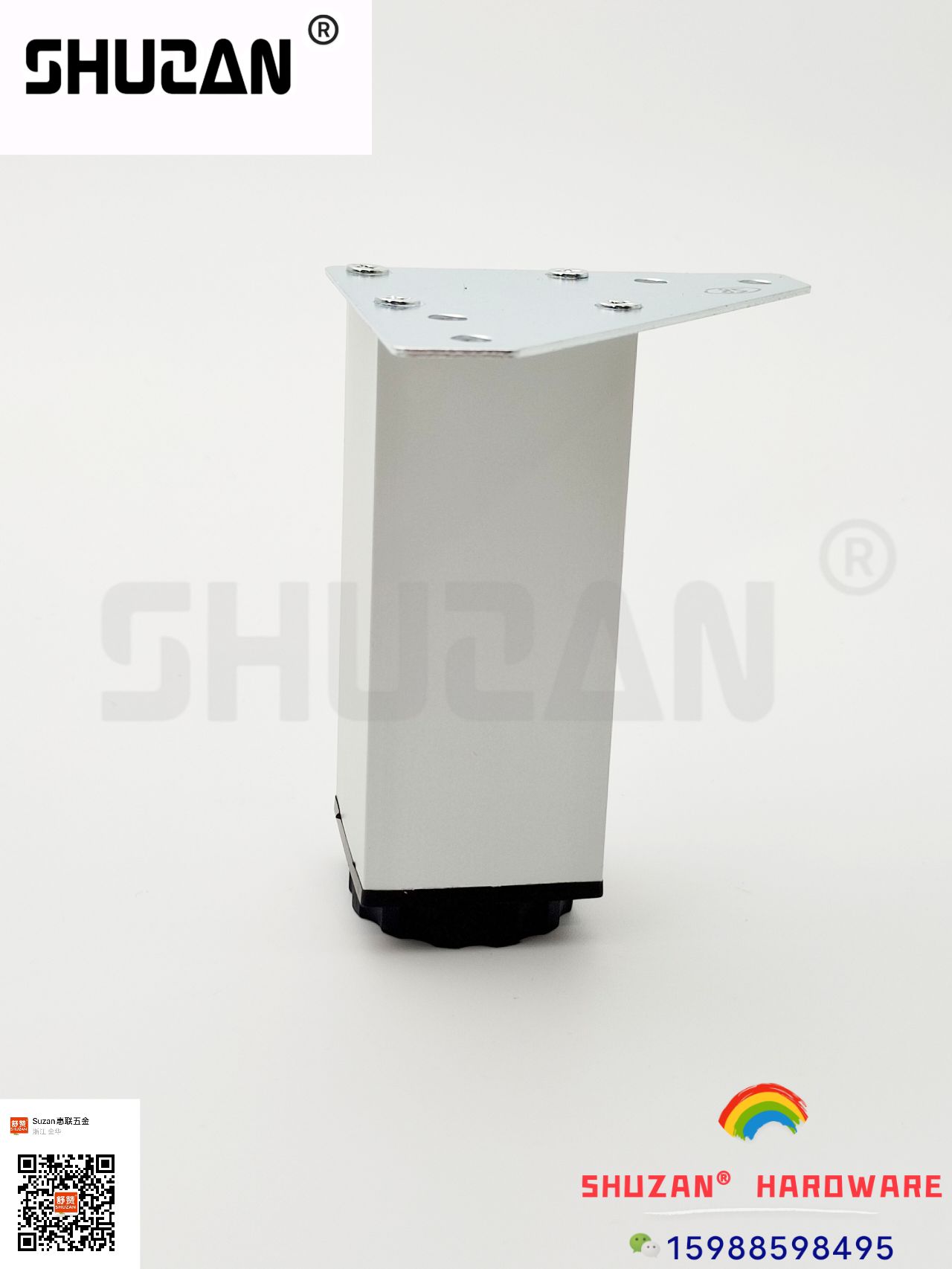 The new modern style of the Shuzan golden cabinet feet is sturdy, durable, beautiful and elegant Item Picture