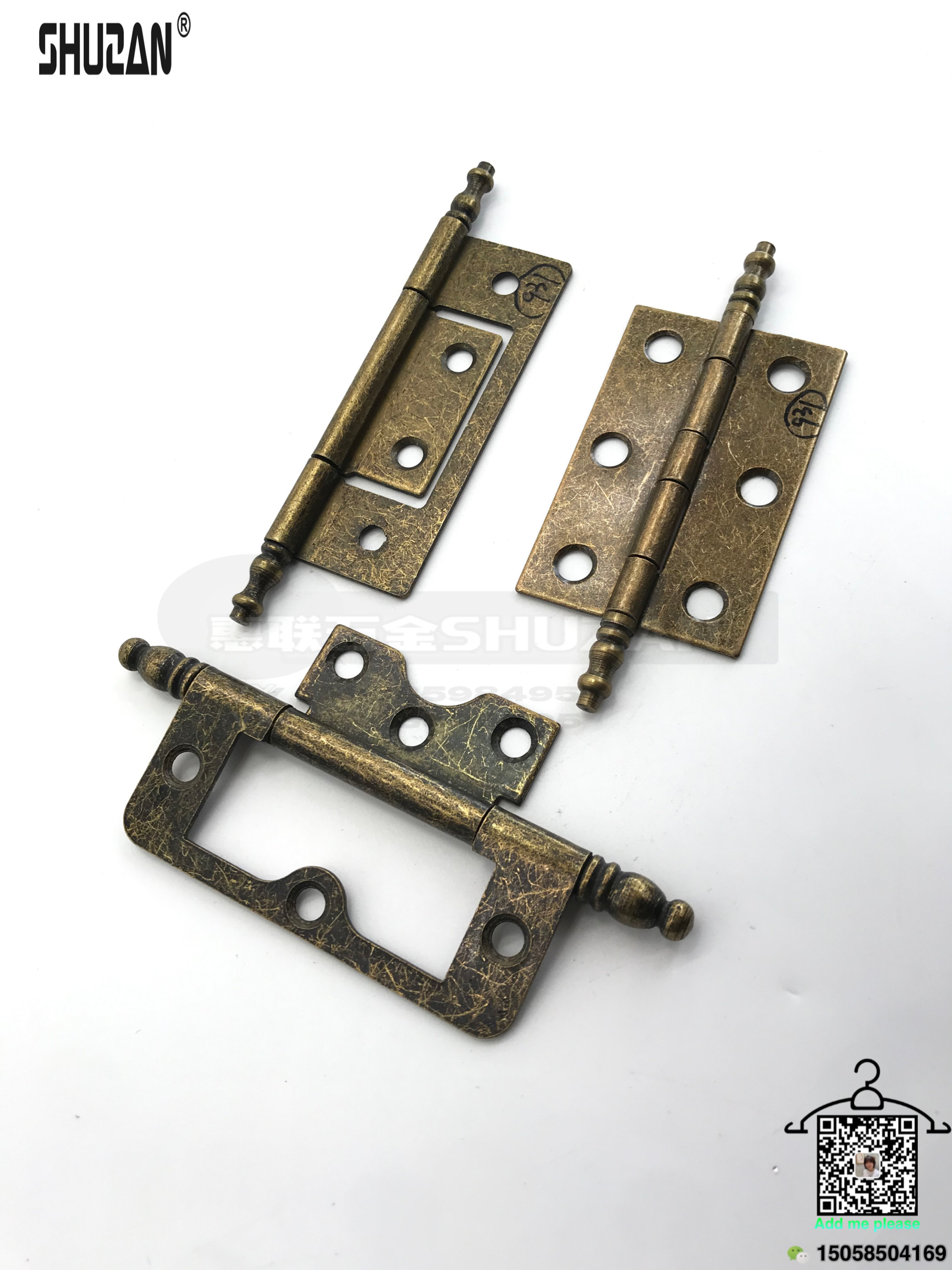 Hinge cabinet doors, cabinet doors and Windows hinges, Shuzan complete range of specifications, shoe cabinet hinges, wine cabinet hinges, bent hinges, mother and child folding hinges Item Picture