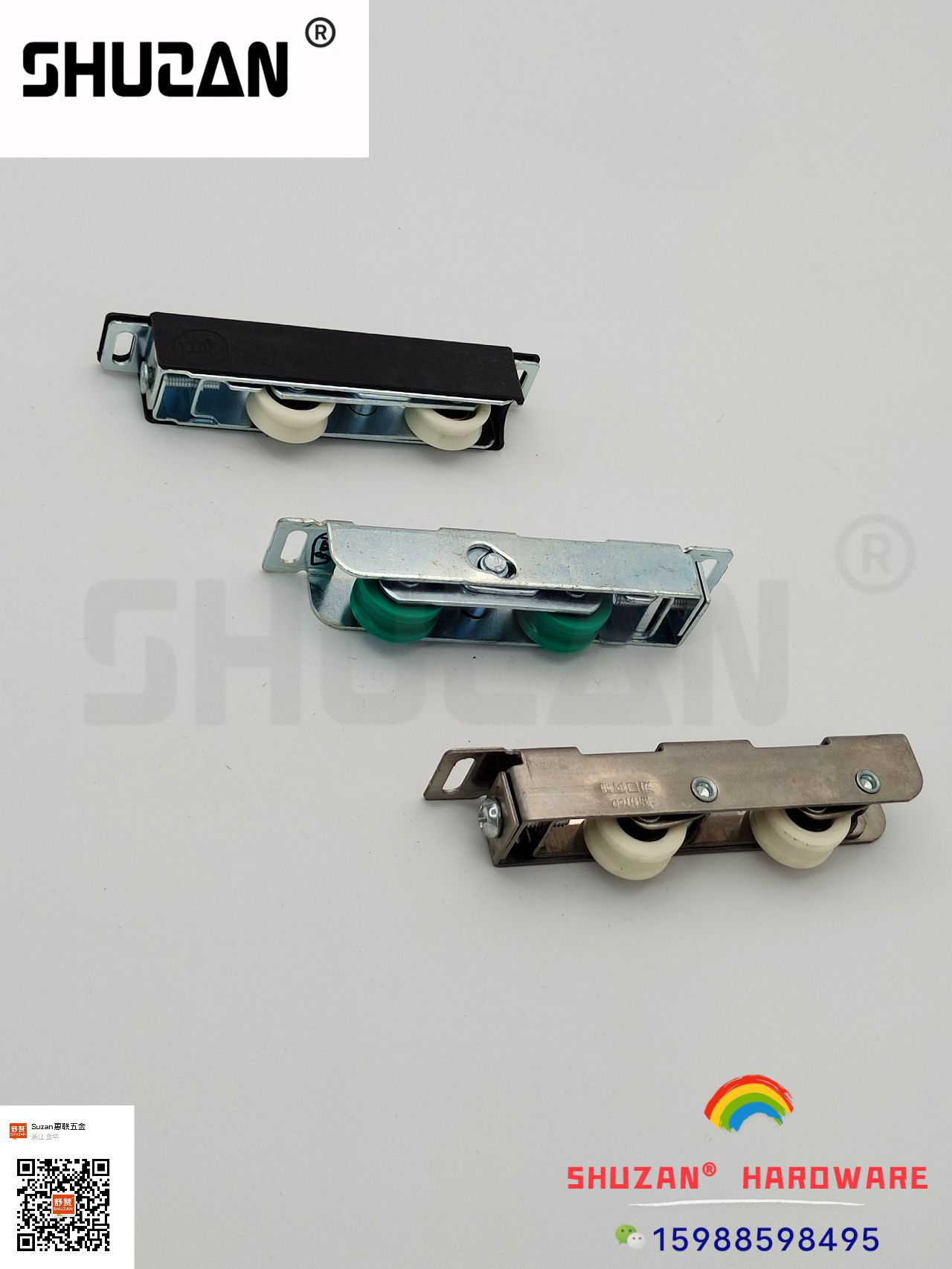 The hardware Shuzan wheels and Shuzan sliding wheels are sturdy and durable. The sliding door wheels are suitable for glass doors and cabinet doors Application Scenario
