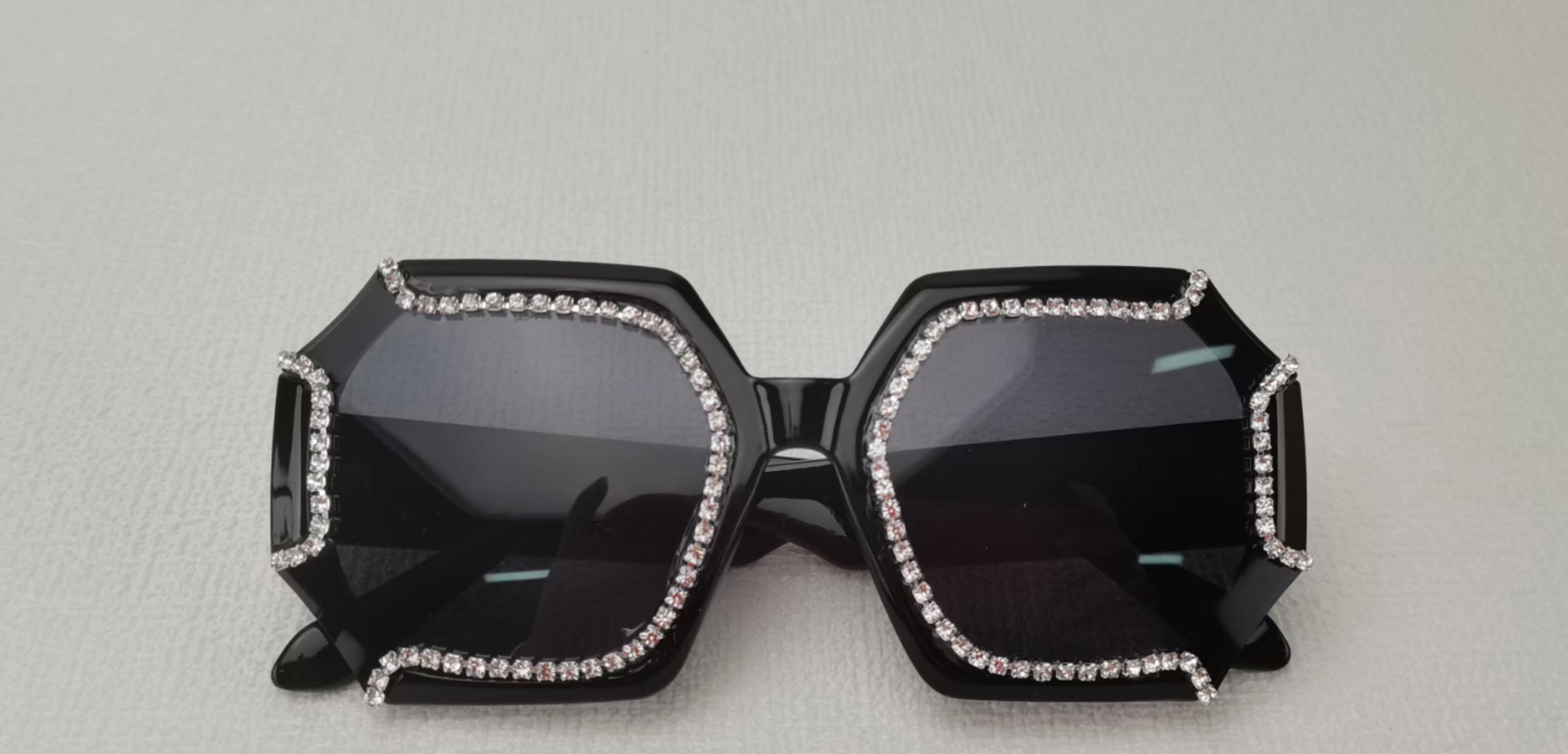 太阳镜/女士墨镜/镶钻墨镜产品图