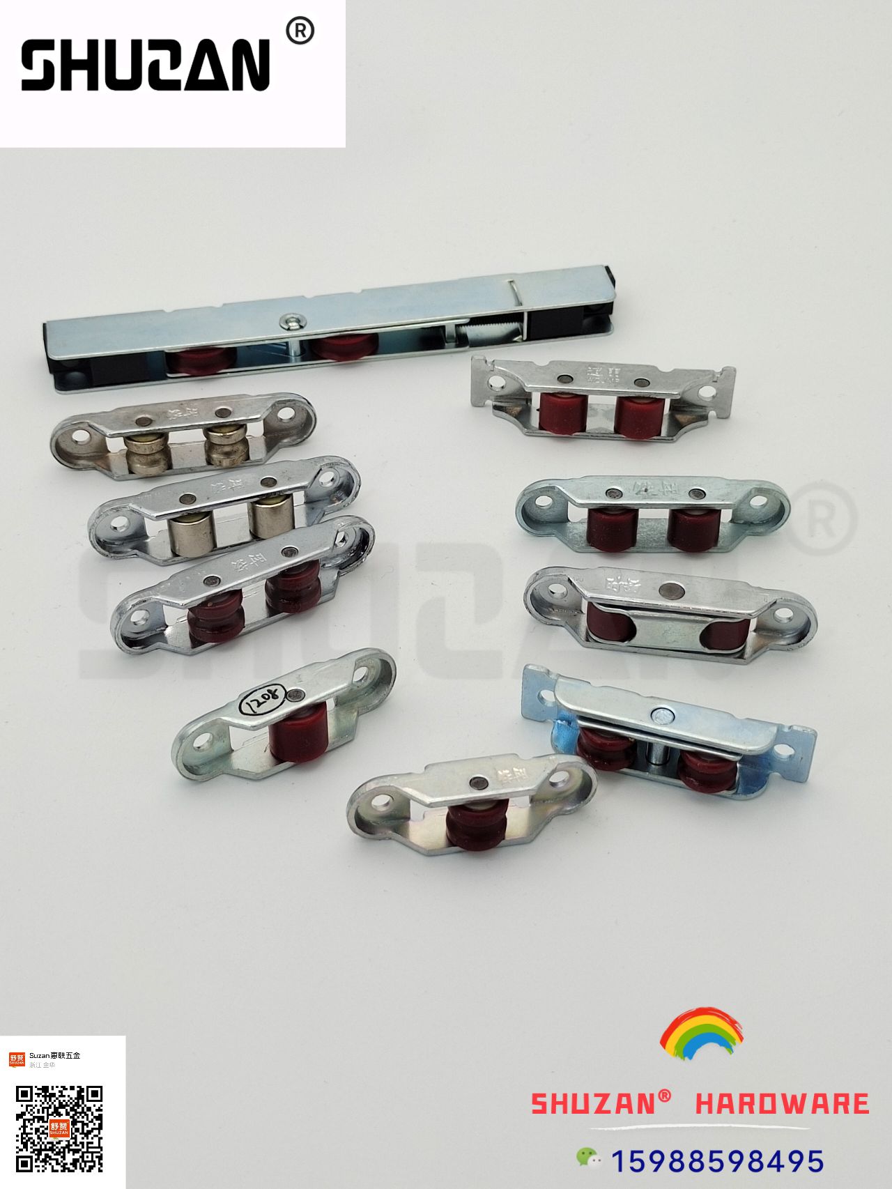 The Shuzan sliding wheels are sturdy and durable. The sliding wheels for sliding doors, glass doors and cabinet doors are all suitable for Shuzan details Picture