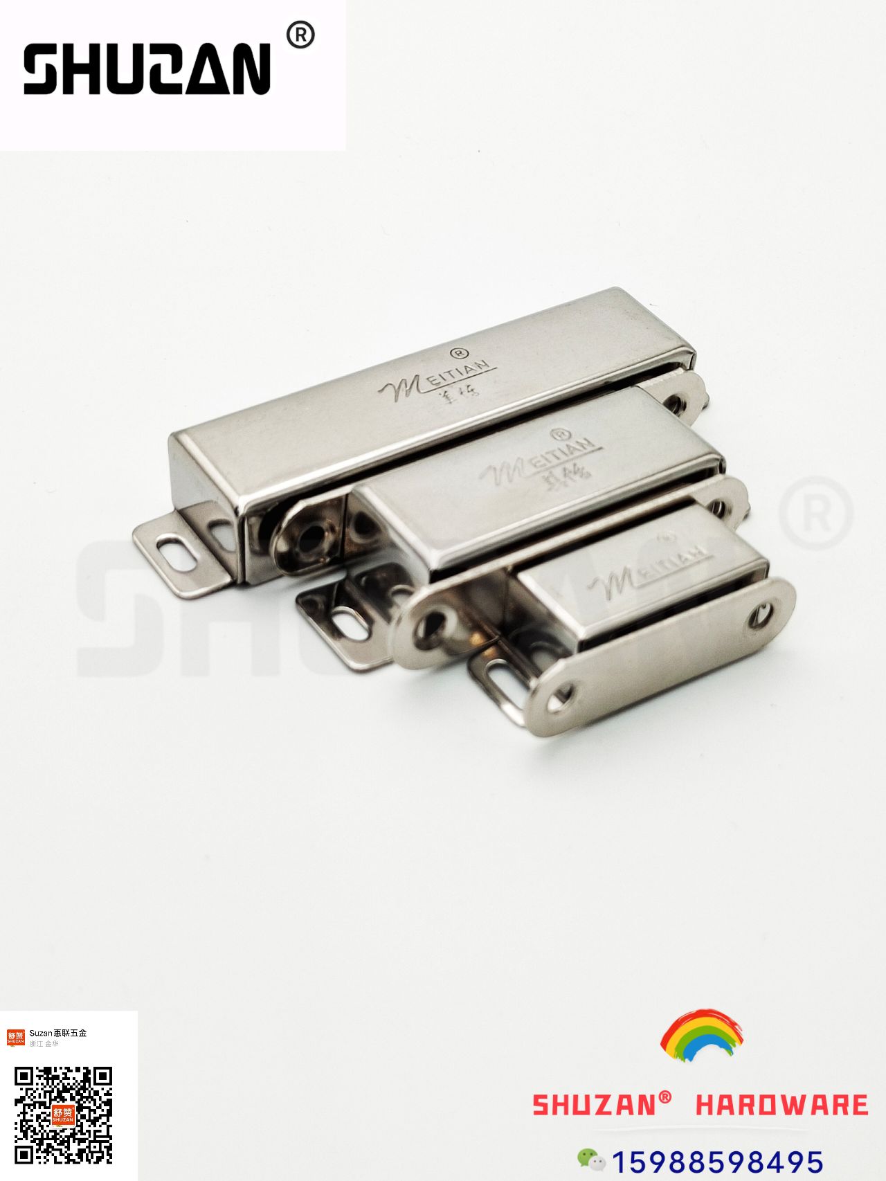 Shuzan magnetic clamps, hardware magnetic stickers and magnetic strips are sturdy and durable. We offer a variety of styles for export details Picture