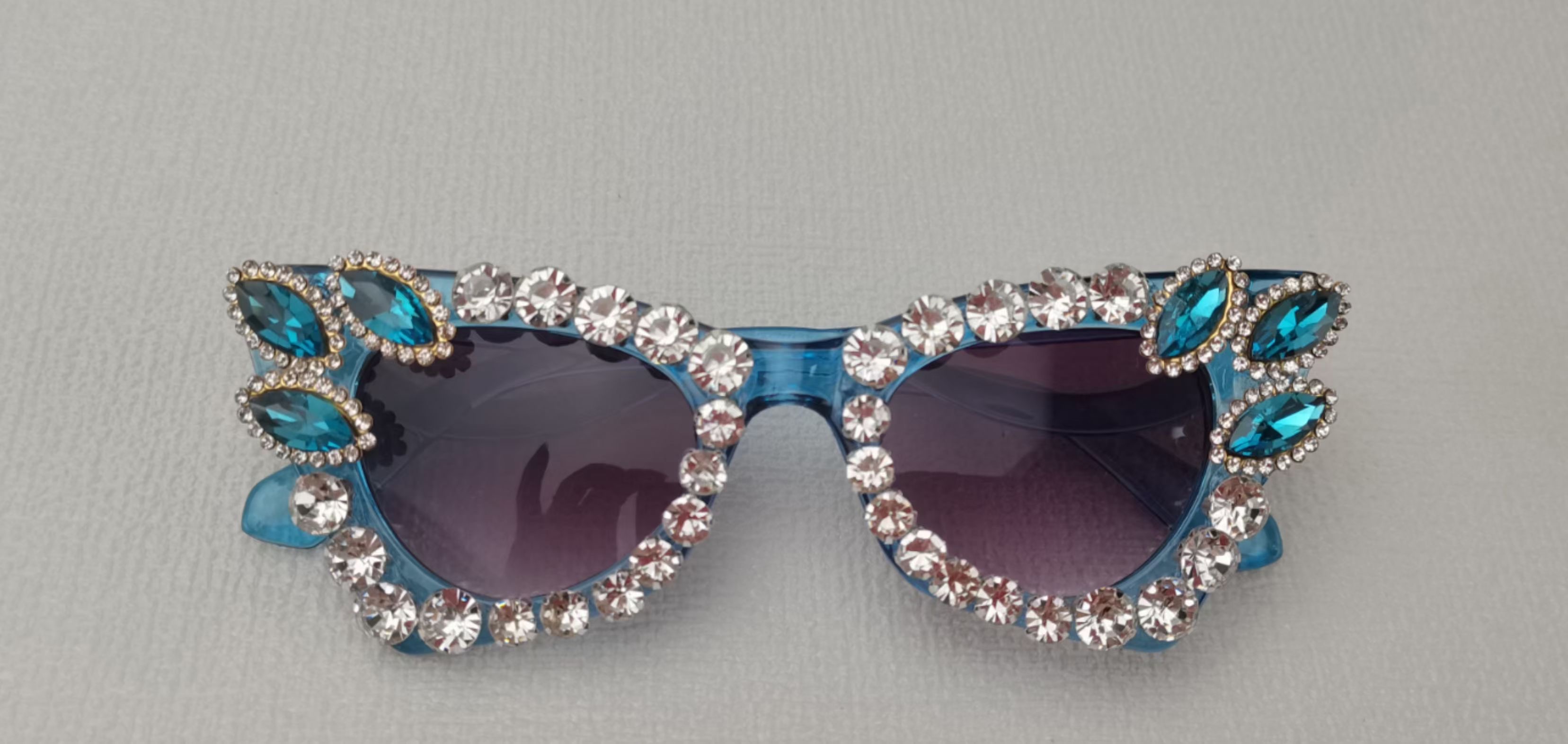 太阳镜/女士墨镜/镶钻细节图