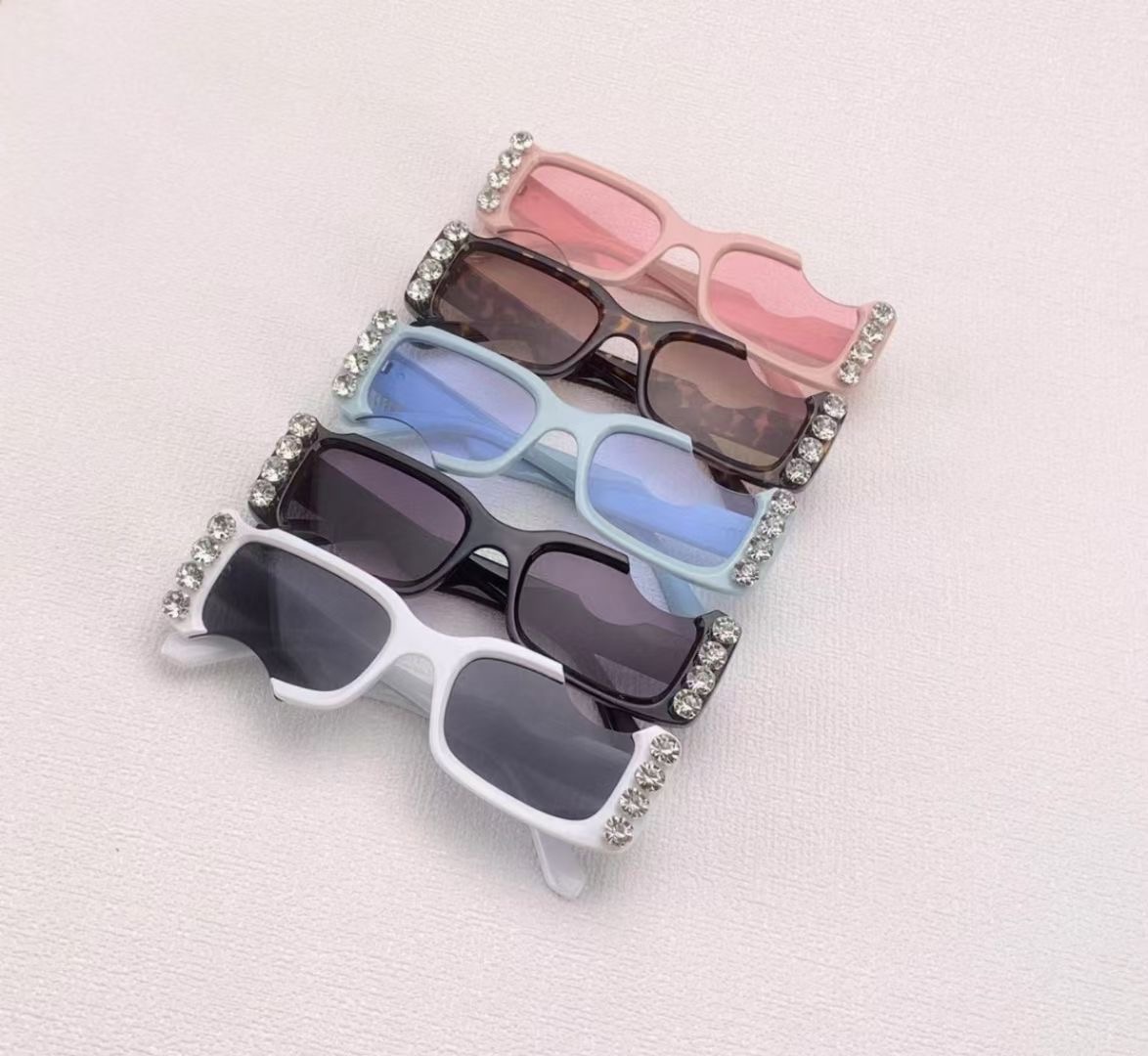 2023镶钻太阳镜新款女士墨镜欧美流行款A20