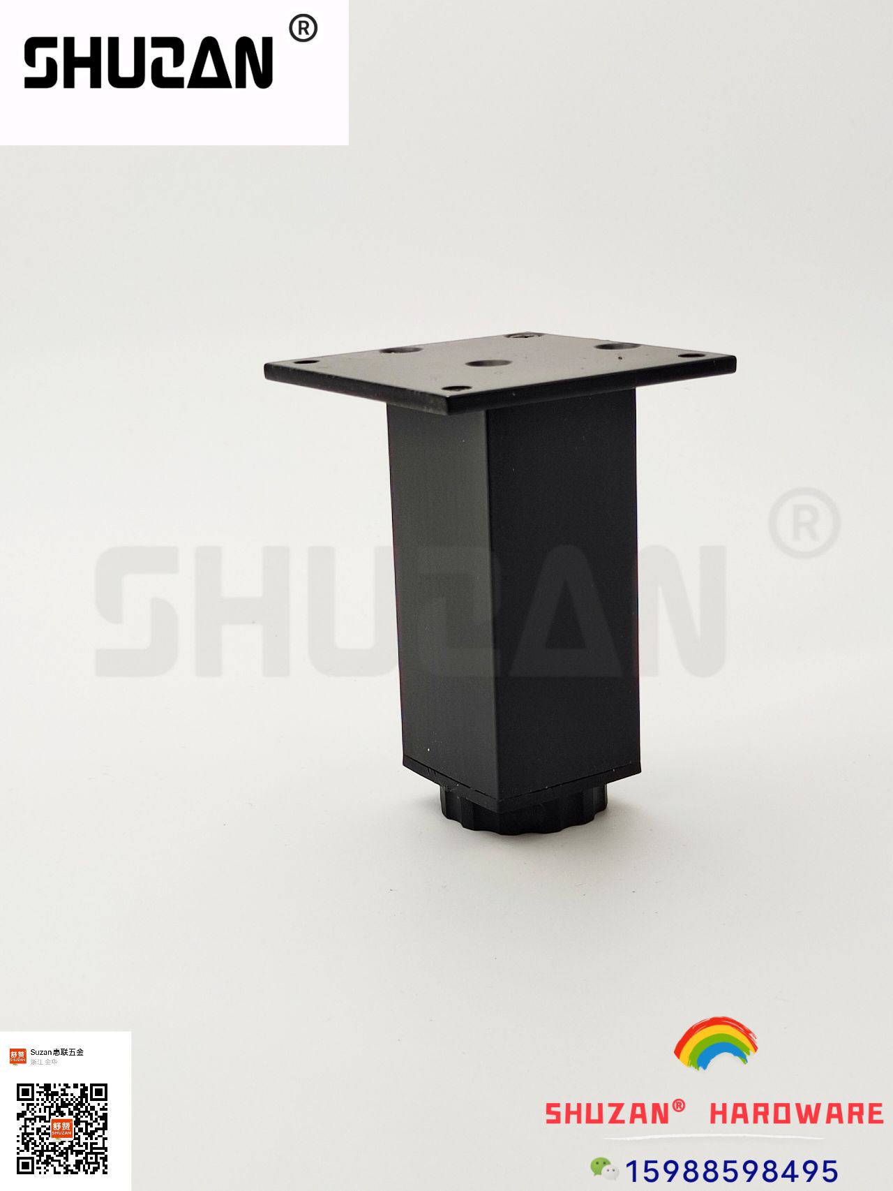 The black and simple style of the Shuzan hardware cabinet legs are sturdy, durable, elegant and generous, exclusively for foreign trade Application Scenario