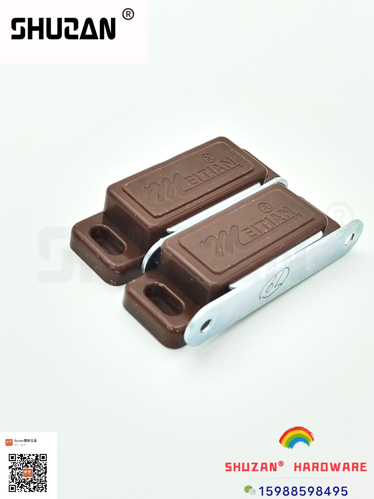 Shuzan magnetic clamps, hardware magnetic stickers and magnetic strips are sturdy and durable. They come in a variety of styles and are available in classic red designs details Picture