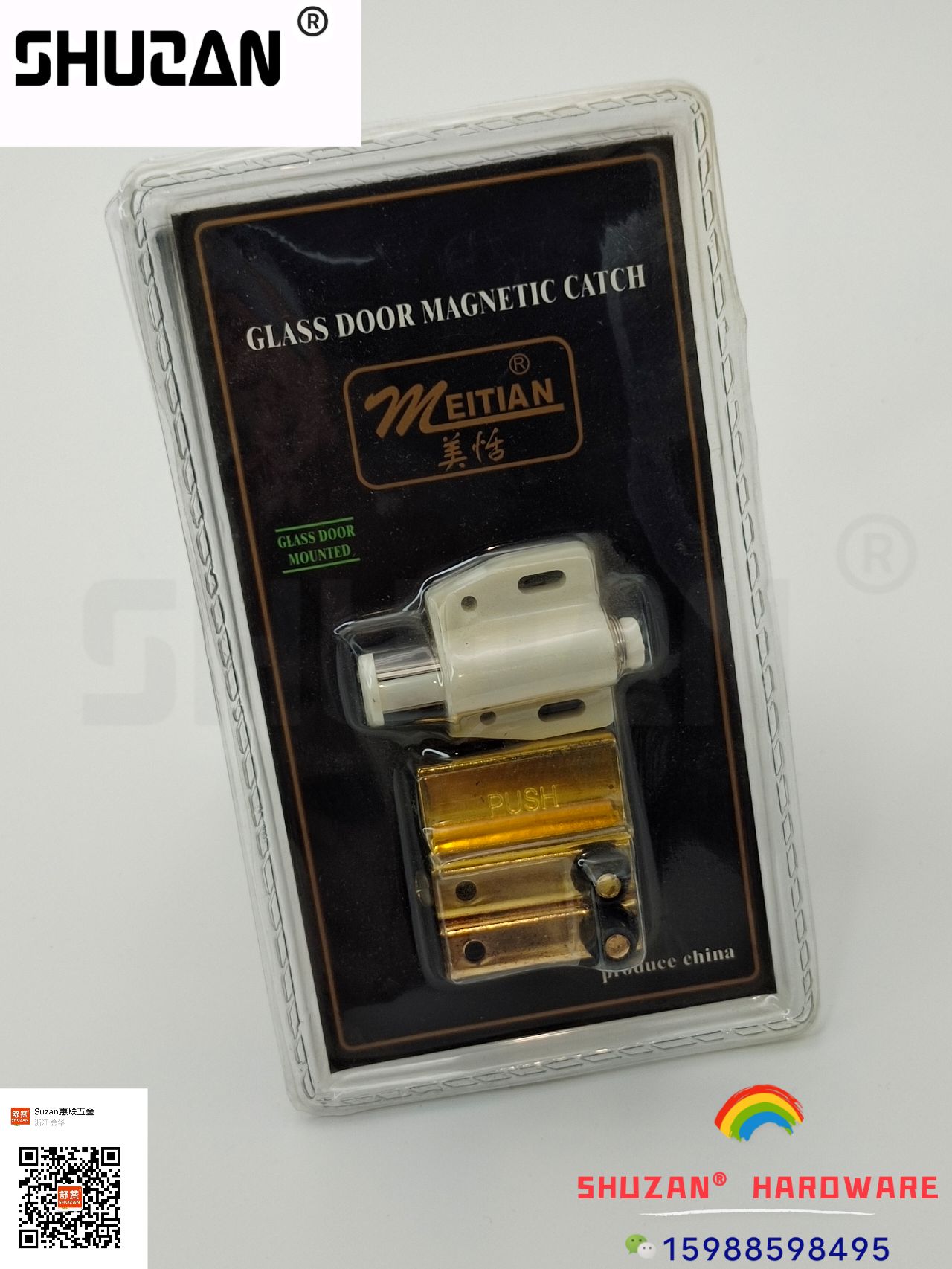 High-quality stainless steel floor door knockers, high-quality silent door stops, hardware accessories, strong magnetic door stops with packaging Item Picture