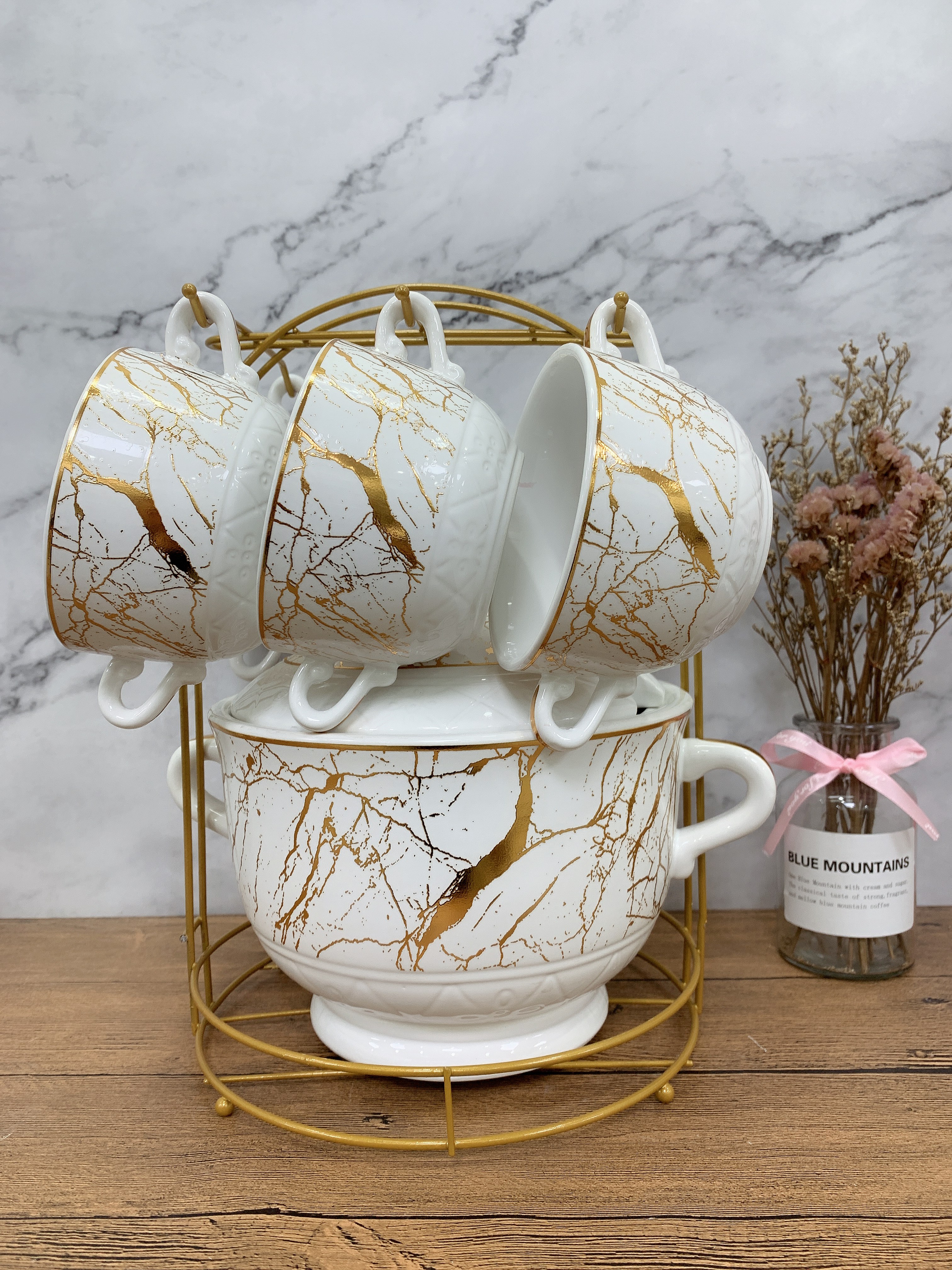 15 PC  陶瓷 汤锅  家用品 厨房用品  S009陶瓷汤锅系列 混色 