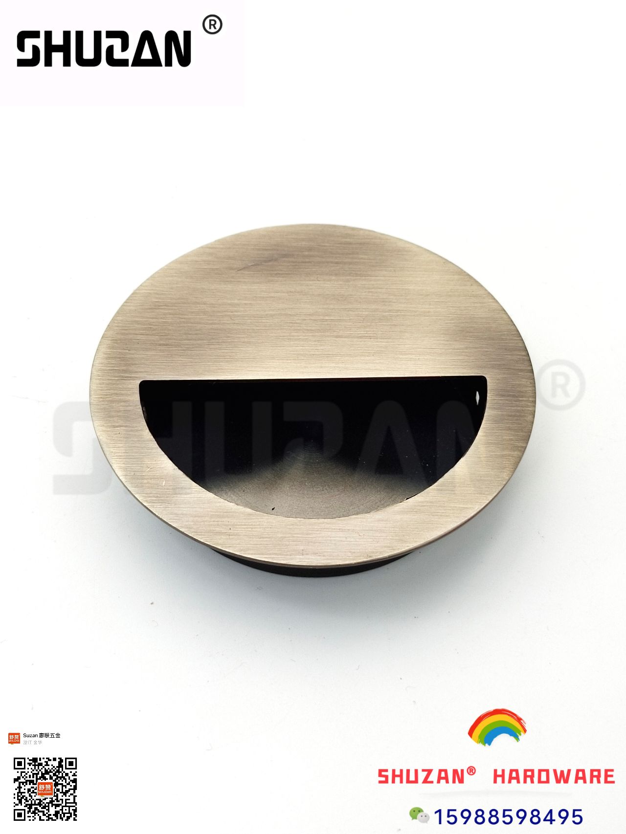 Tirador de hardware tirador shuzan fácil instalación tirador integrado sensación suave estilo simple tirador Application Scenario