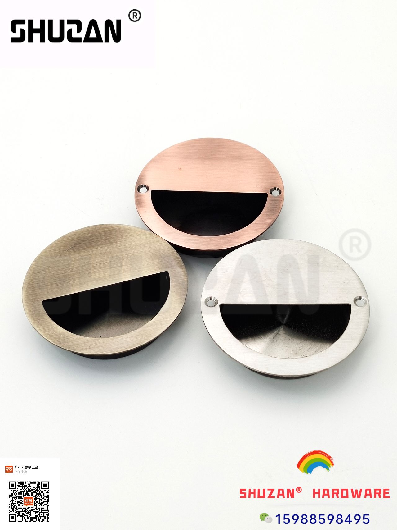 Tirador de hardware tirador shuzan fácil instalación tirador integrado sensación suave estilo simple tirador
