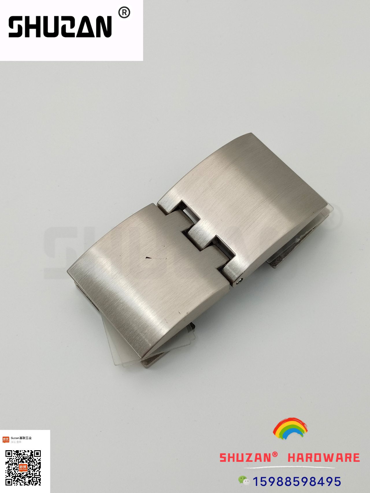 Shuzan glass hinge alloy is used to create multi-specification flexible opening and closing hardware hinges