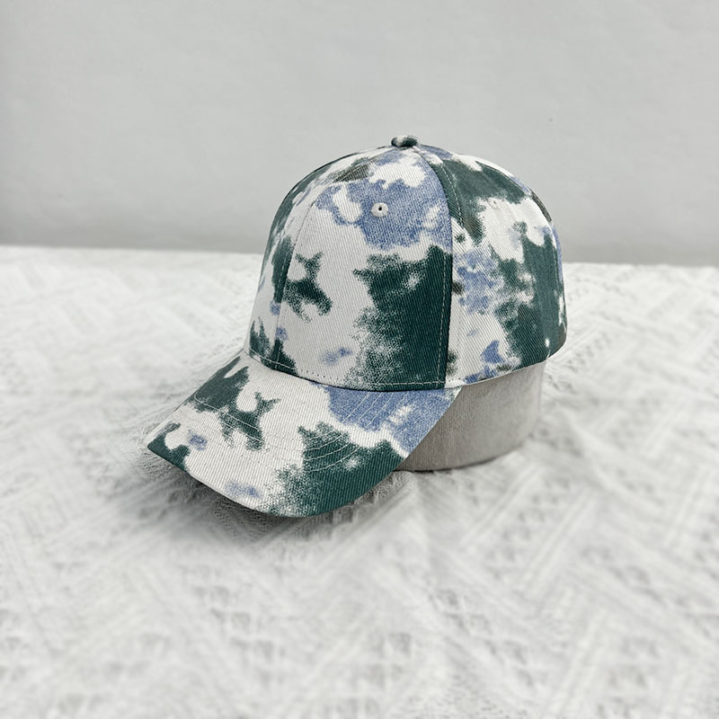 Other colorful tie-dyed gradient baseball caps, baseball caps, spring and summer sunshade fashion trends, adult caps, outdoor sun hats, big brand recommendations Specification image