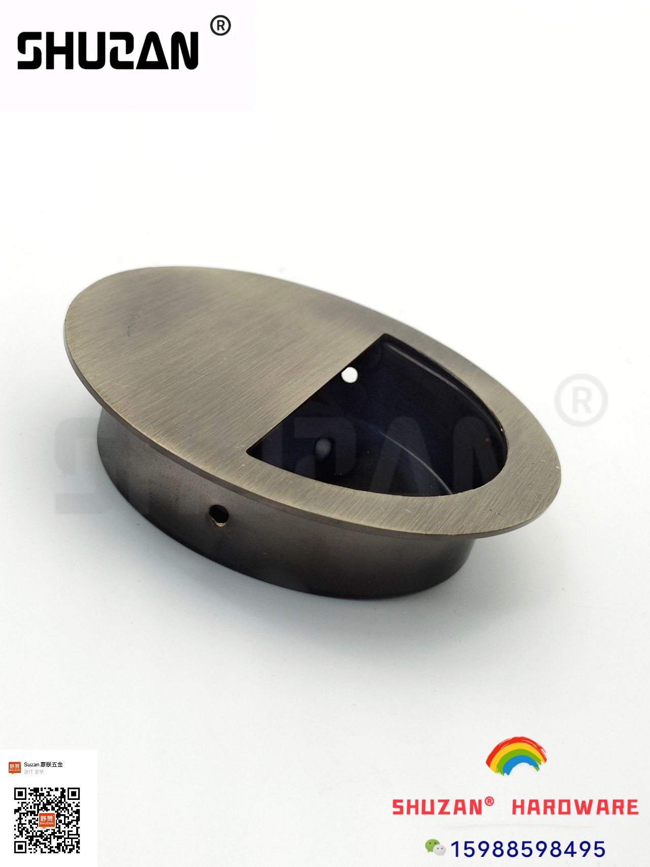 Tirador de hardware tirador shuzan fácil instalación tirador integrado sensación suave estilo simple tirador Specification image