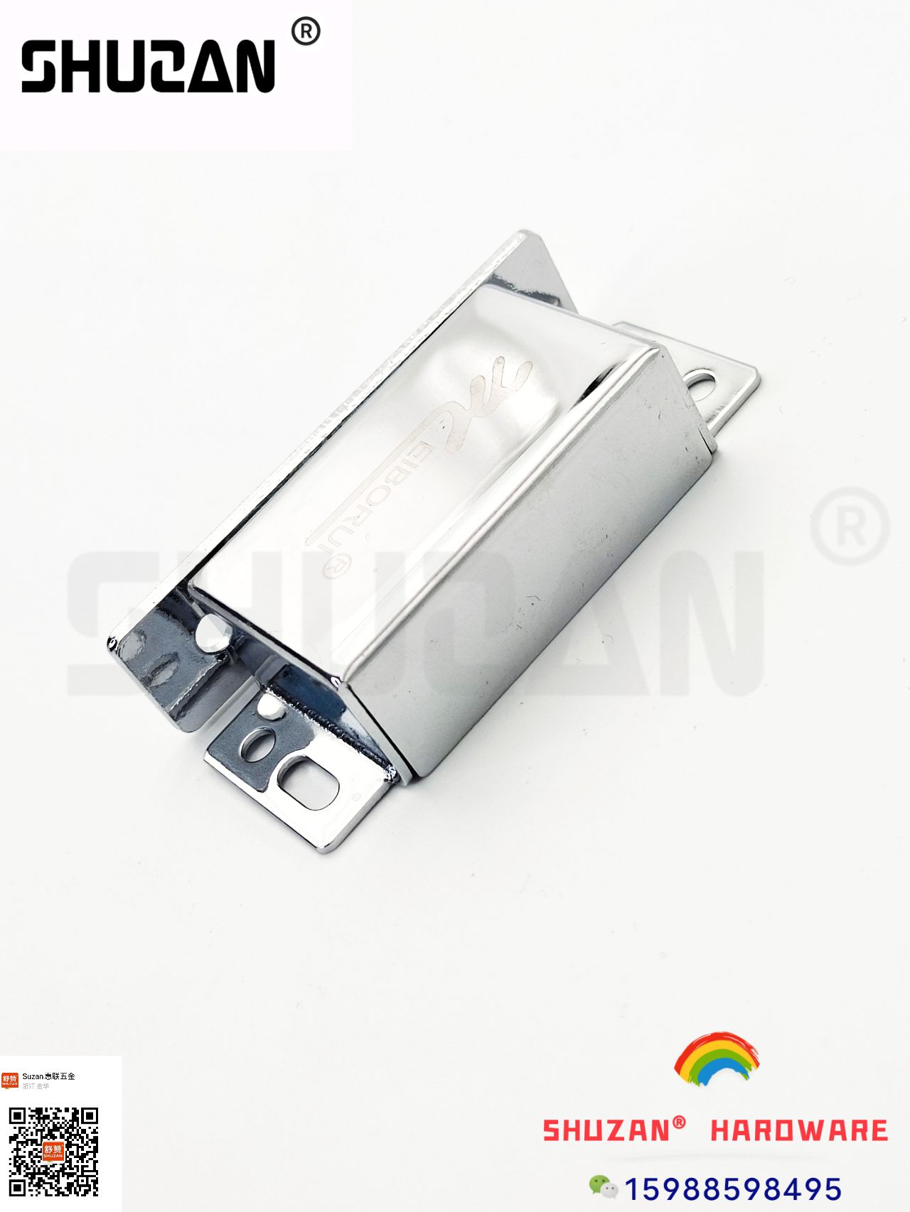 Hardware Shuzan magnetic clamps are specially supplied for foreign trade. They are multi-functional magnetic clamps for glass doors, made of sturdy and durable iron Specification image