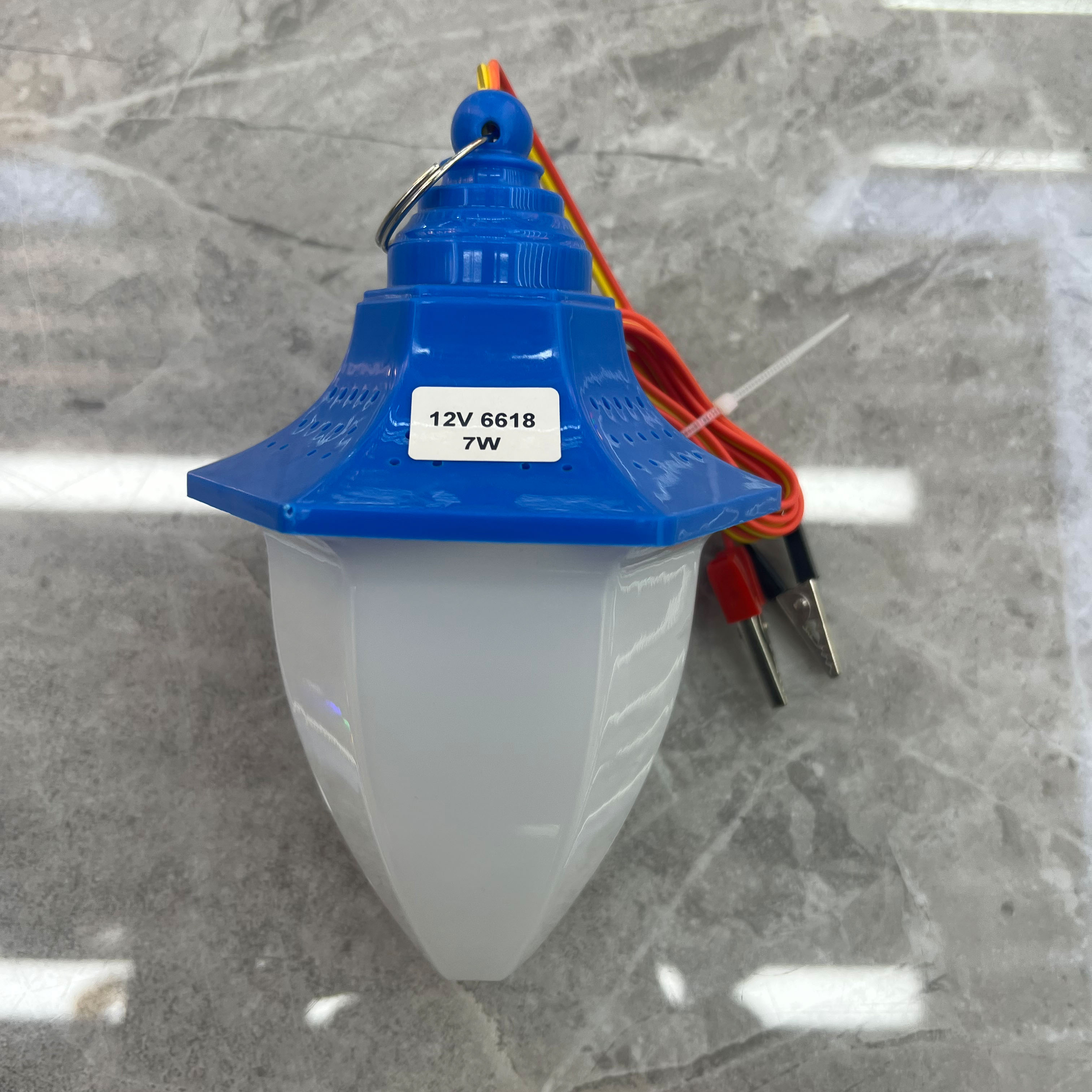 DC12V-6618 18W 1.5-meter red and yellow wire with clip 12V emergency light Item Picture