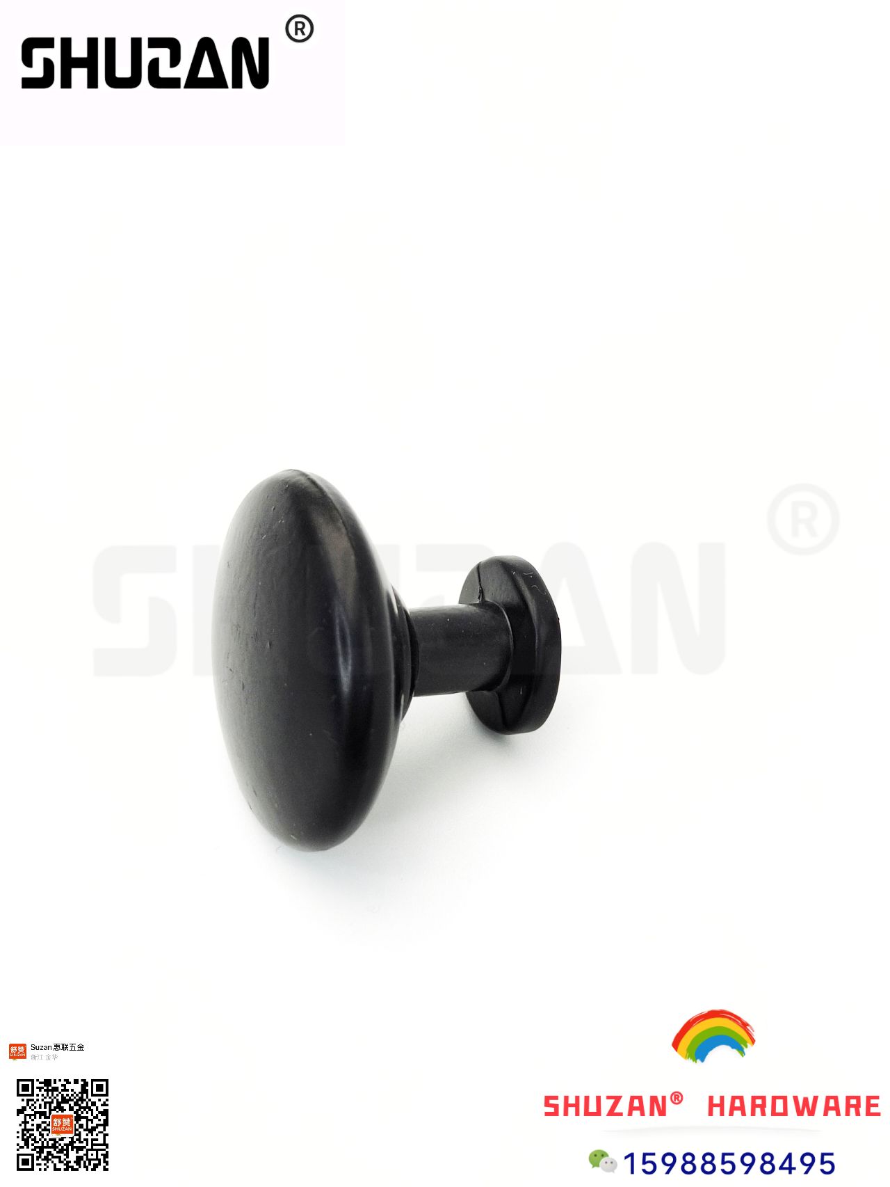 Shuzan negro tirador estilo negro se siente suave fuerte durable boutique tirador