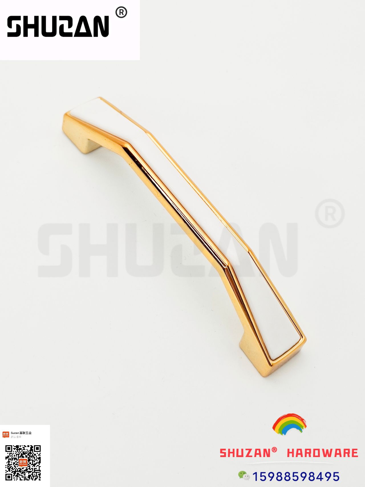Shuzan hardware door handle high end handle gold quality handle suave fuerte y duradero shuzan calidad Item Picture