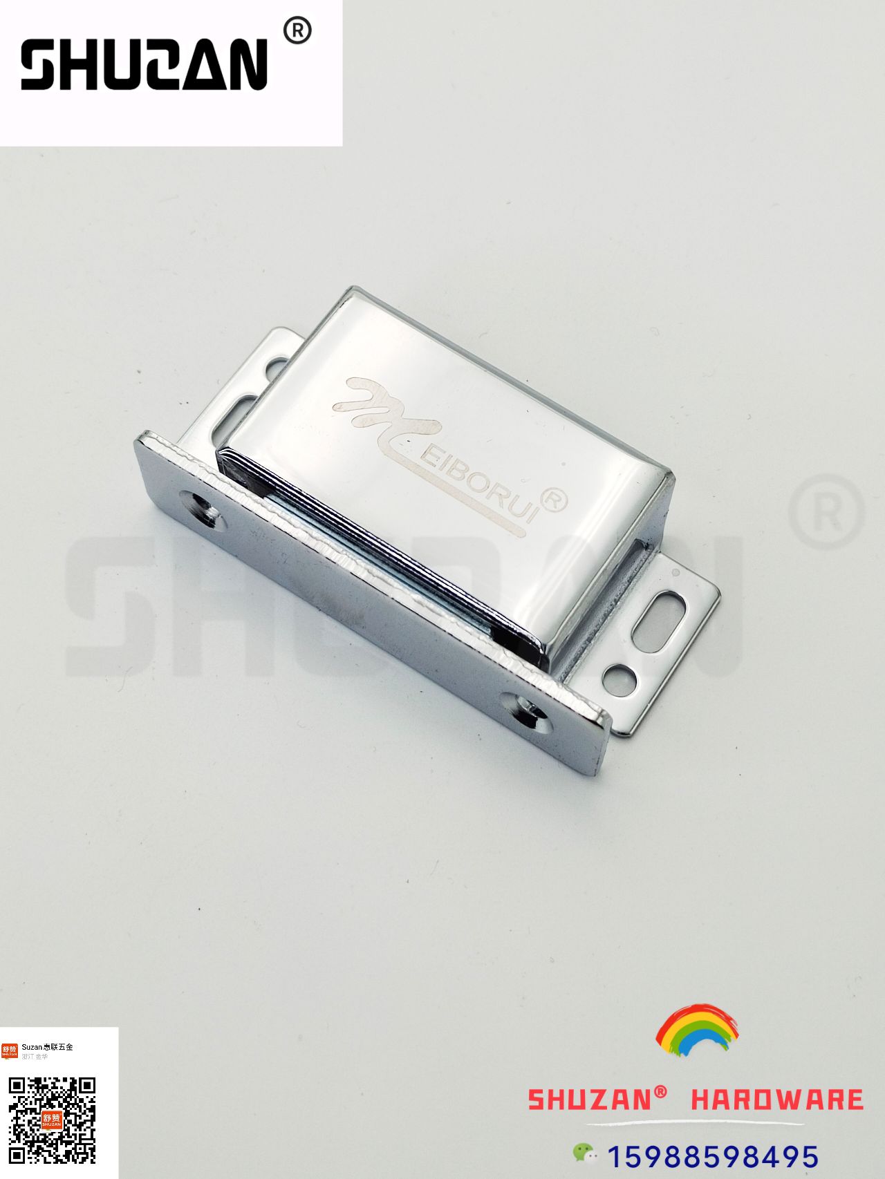 Hardware Shuzan magnetic clamps are specially supplied for foreign trade. They are multi-functional magnetic clamps for glass doors, made of sturdy and durable iron Item Picture