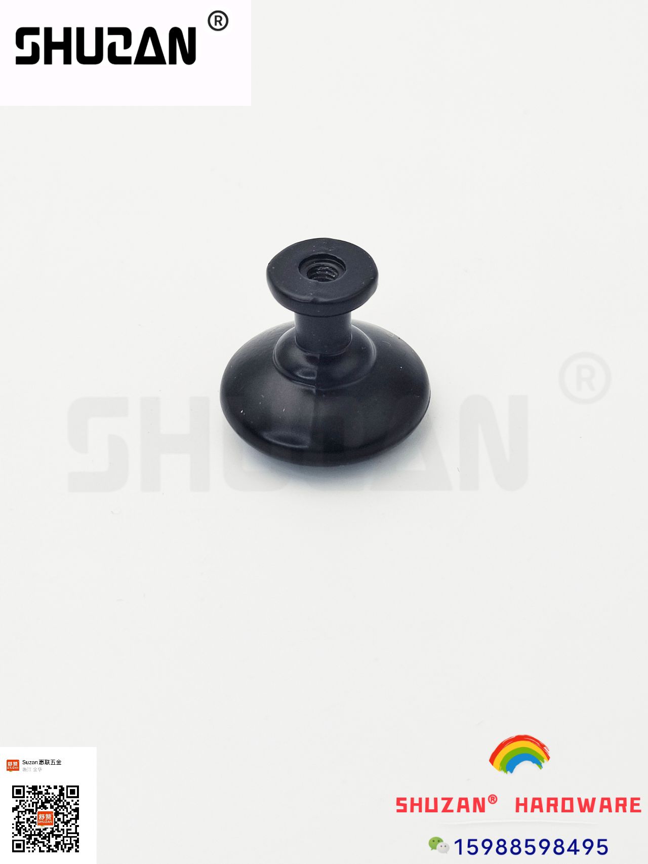 Shuzan Black handle, black style, smooth to the touch, sturdy and durable, high-quality handle Item Picture