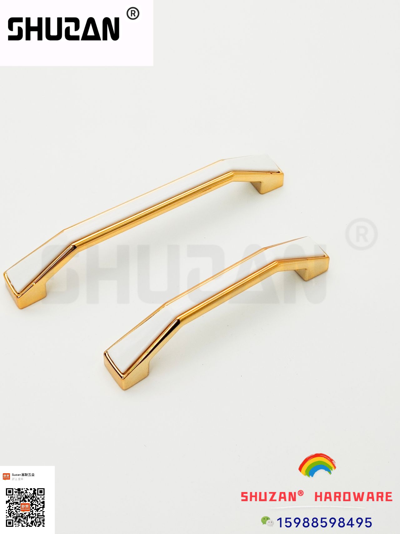 Shuzan hardware door handle high end handle gold quality handle suave fuerte y duradero shuzan calidad Specification image