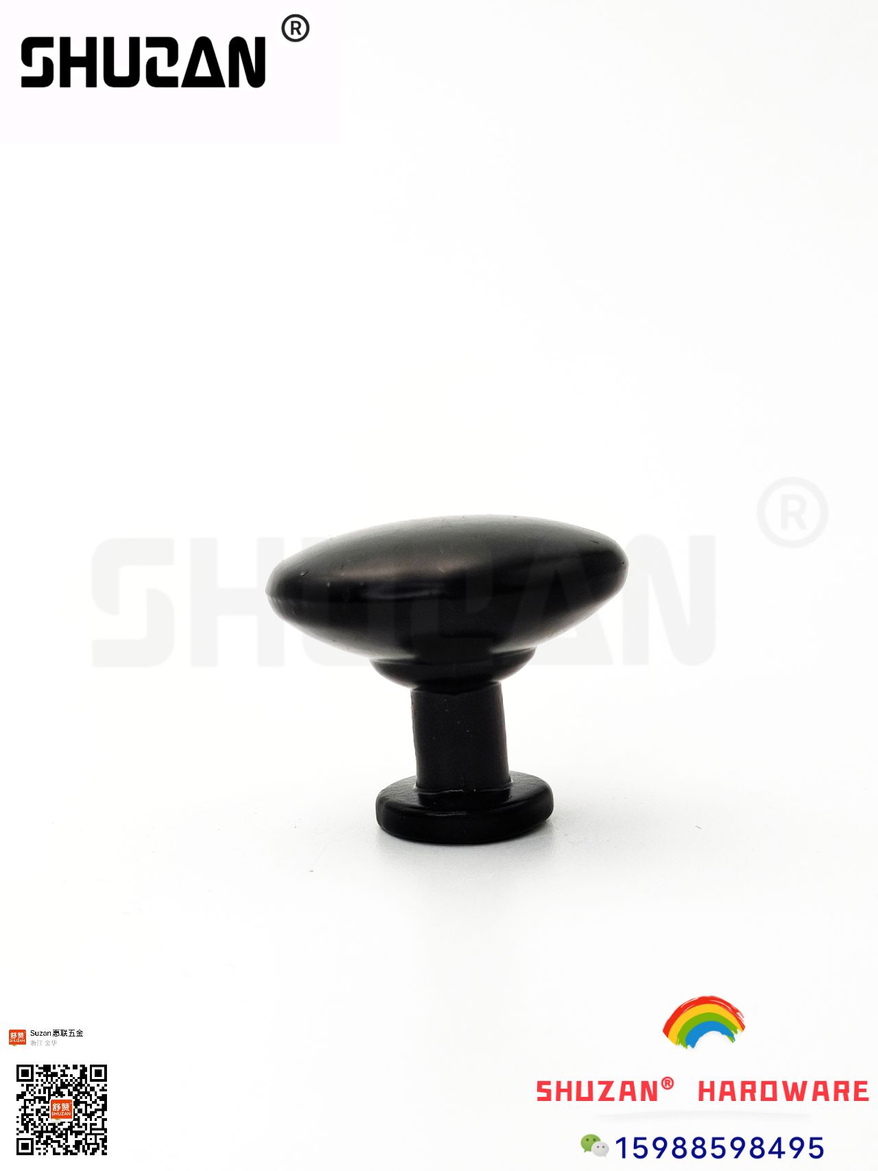 Shuzan Black handle, black style, smooth to the touch, sturdy and durable, high-quality handle details Picture