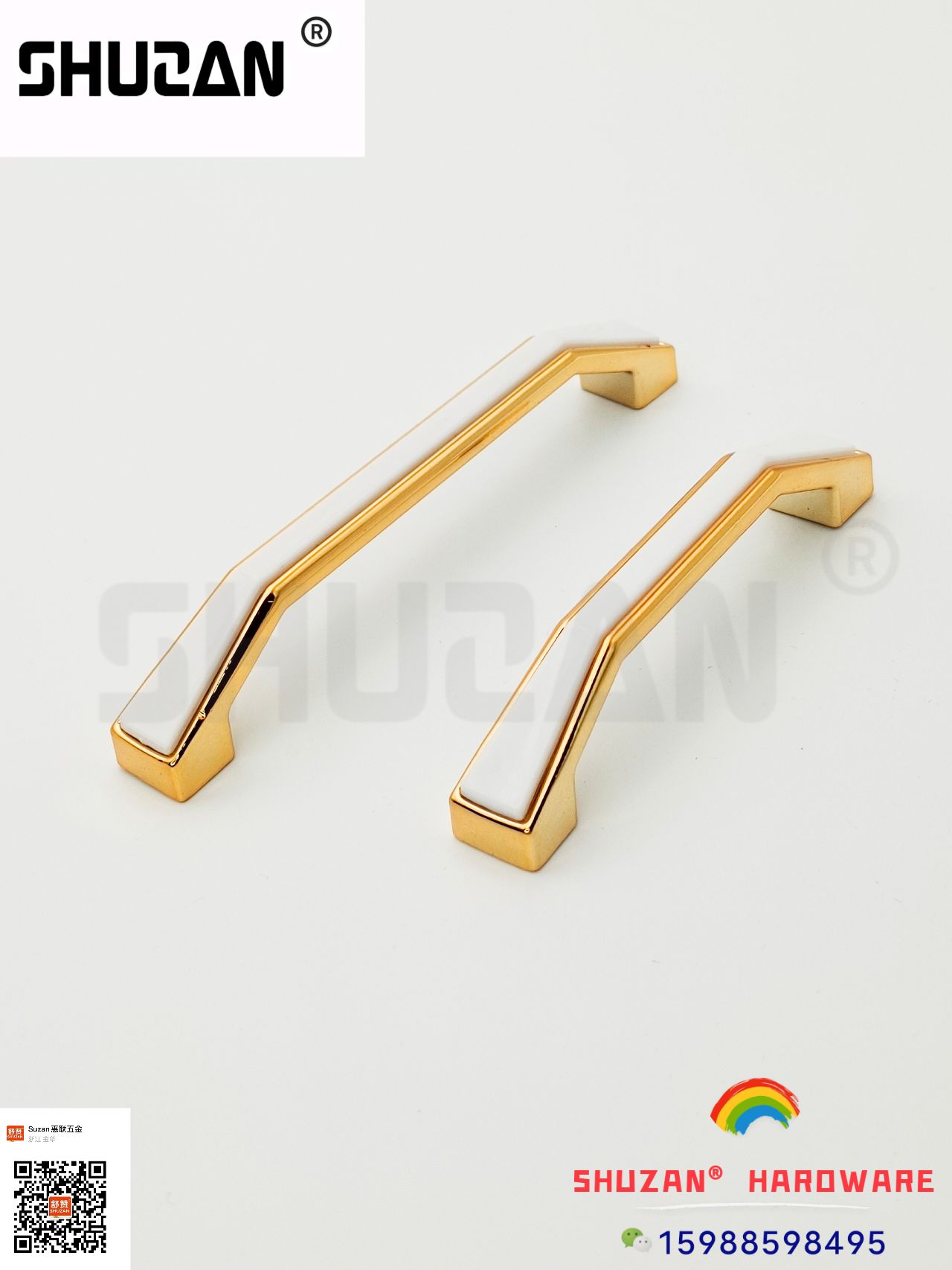 Shuzan hardware door handle high end handle gold quality handle suave fuerte y duradero shuzan calidad details Picture