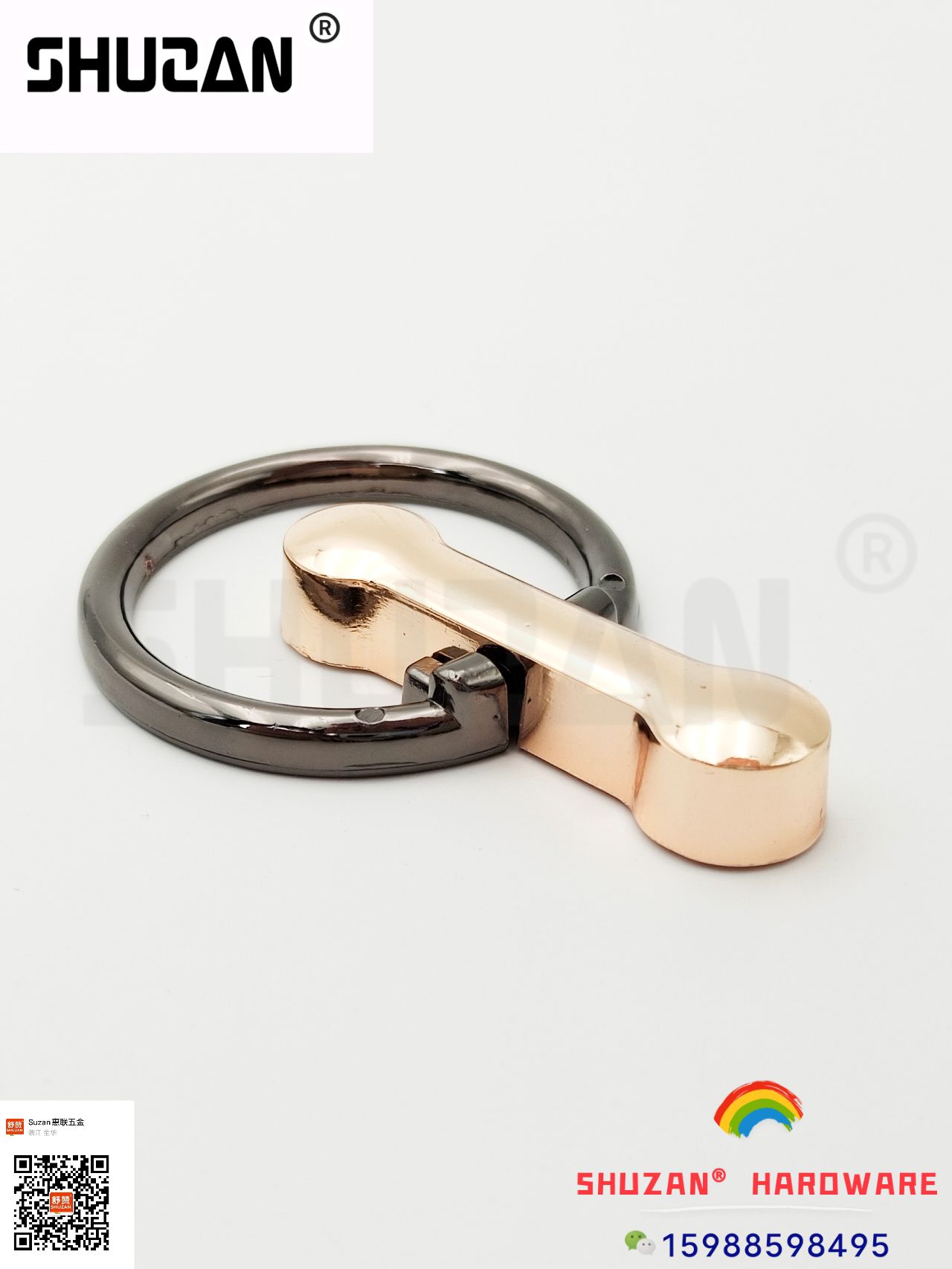 Hardware shuzan pull handle ring apariencia se siente suave fuerte durable calidad de oro Specification image