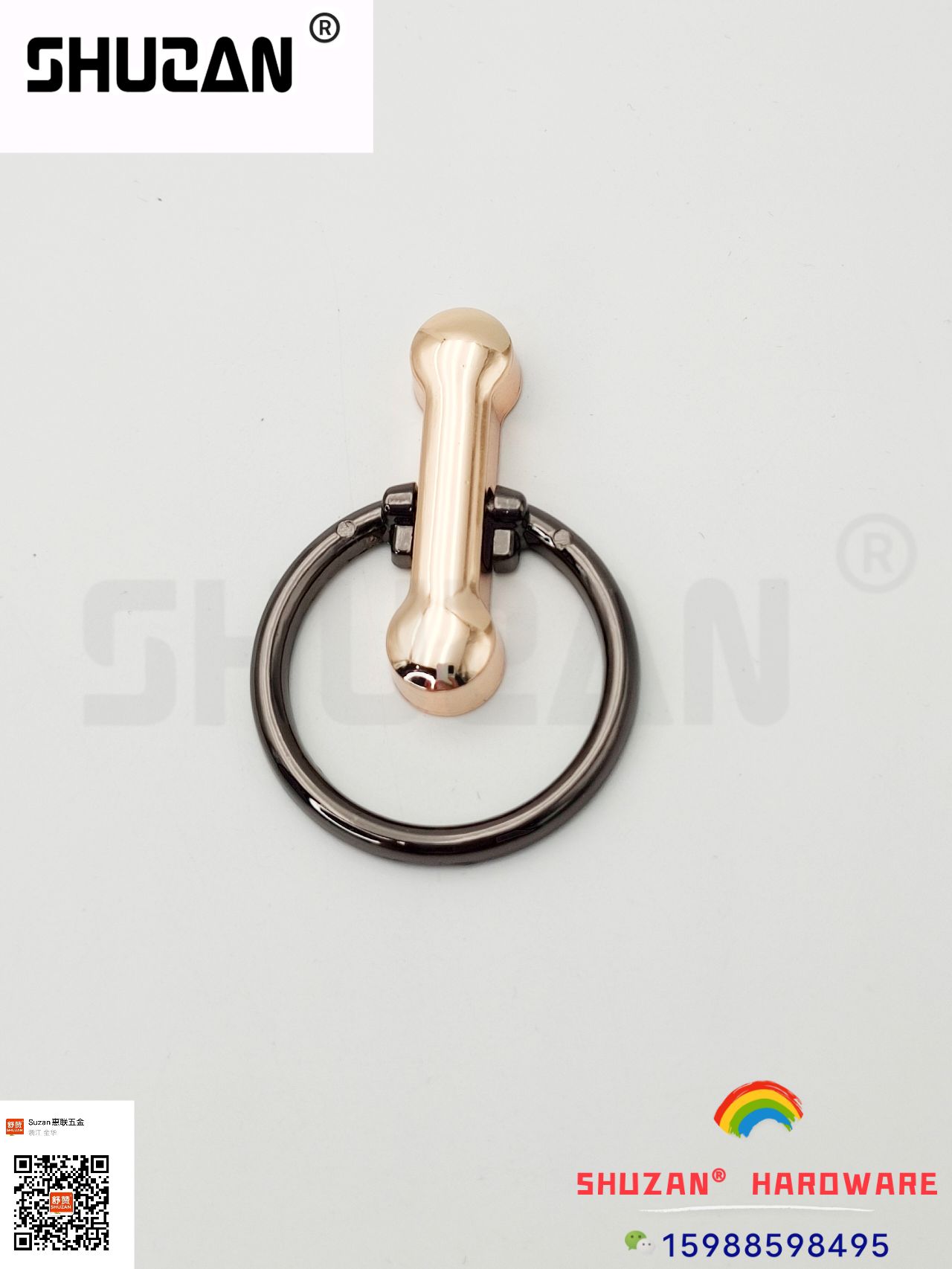 Hardware shuzan pull handle ring apariencia se siente suave fuerte durable calidad de oro Item Picture