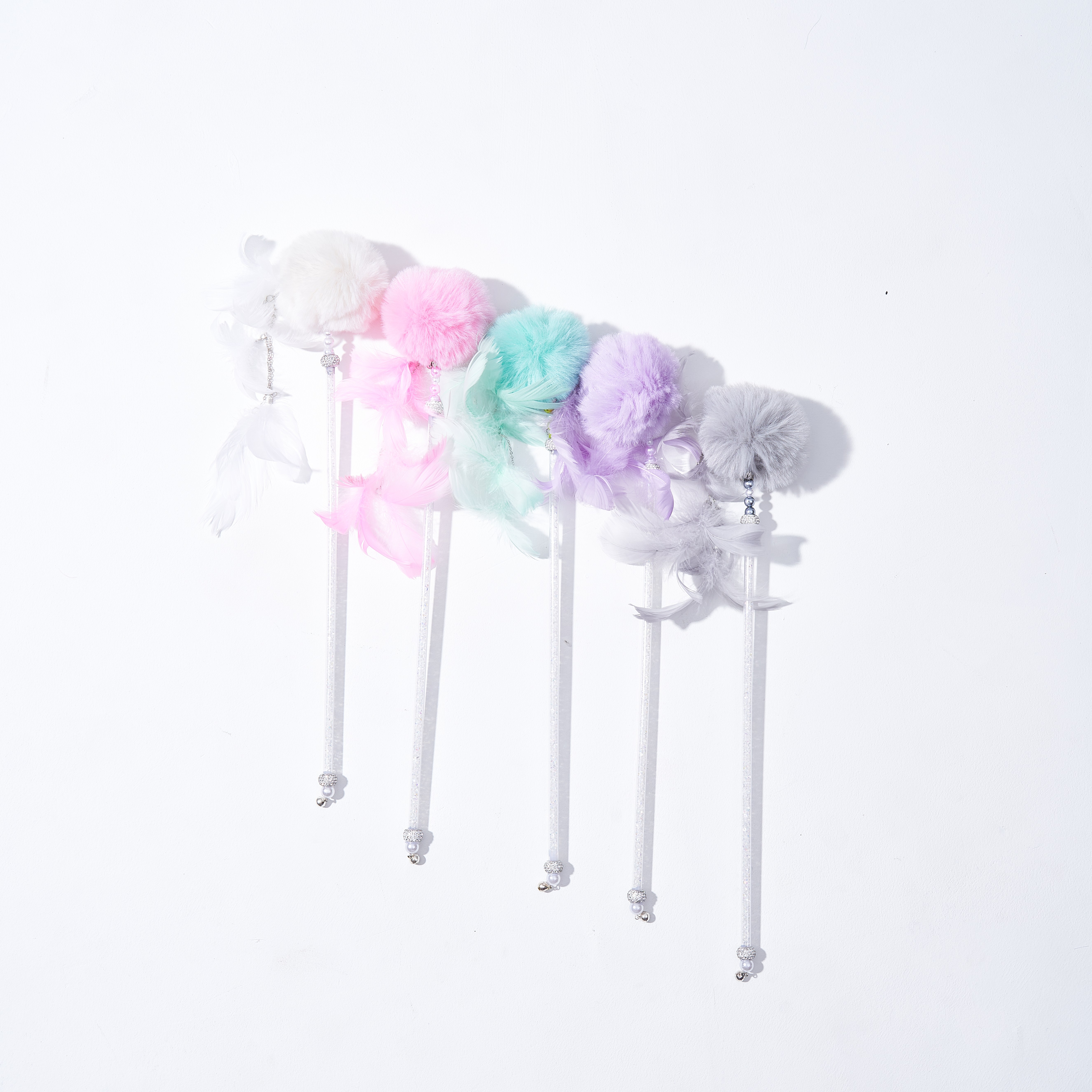 宠物用品厂家直销宠物玩具毛球羽毛仙女棒