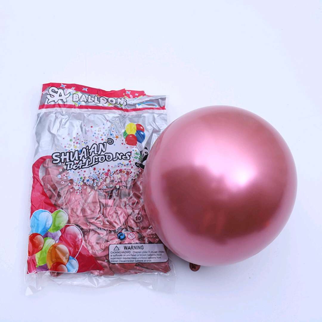 SA金属气球，1.8克乳胶气球，生日派对婚礼庆典装饰气球 详情图7
