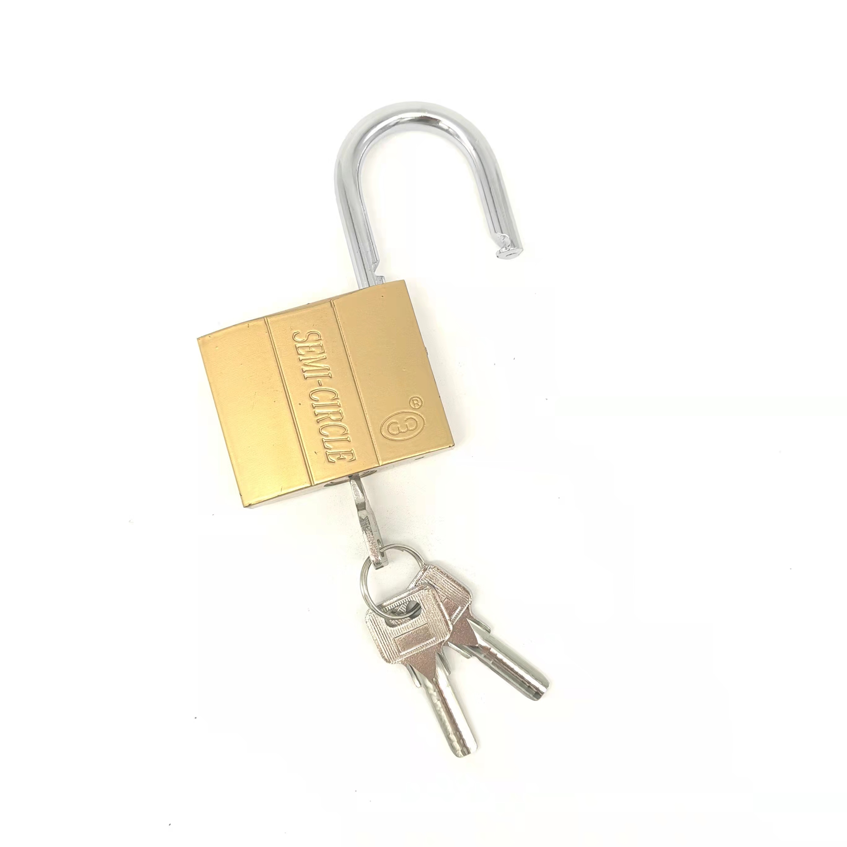 SEMI-CIRCLE Copper imitation atomic lock Item Picture