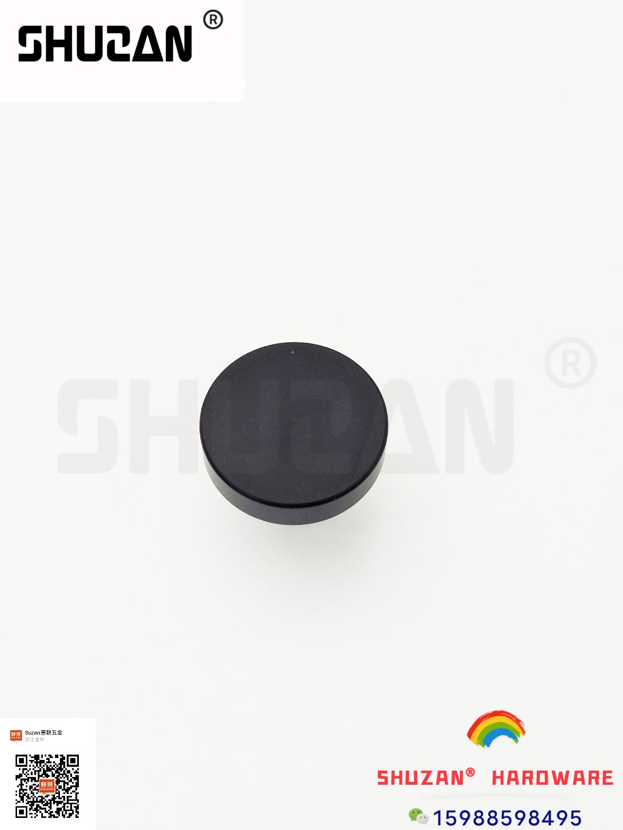 Shuzan negro manija estilo simple redondo sensación suave fuerte y duradero comercio exterior especial Application Scenario