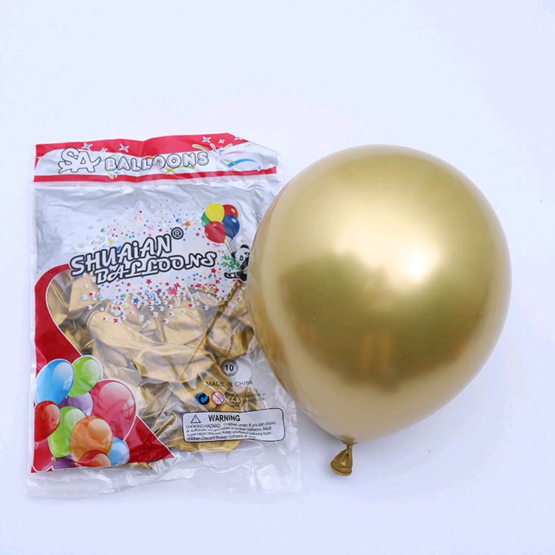 SA金属气球，1.8克乳胶气球，生日派对婚礼庆典装饰气球 详情图5