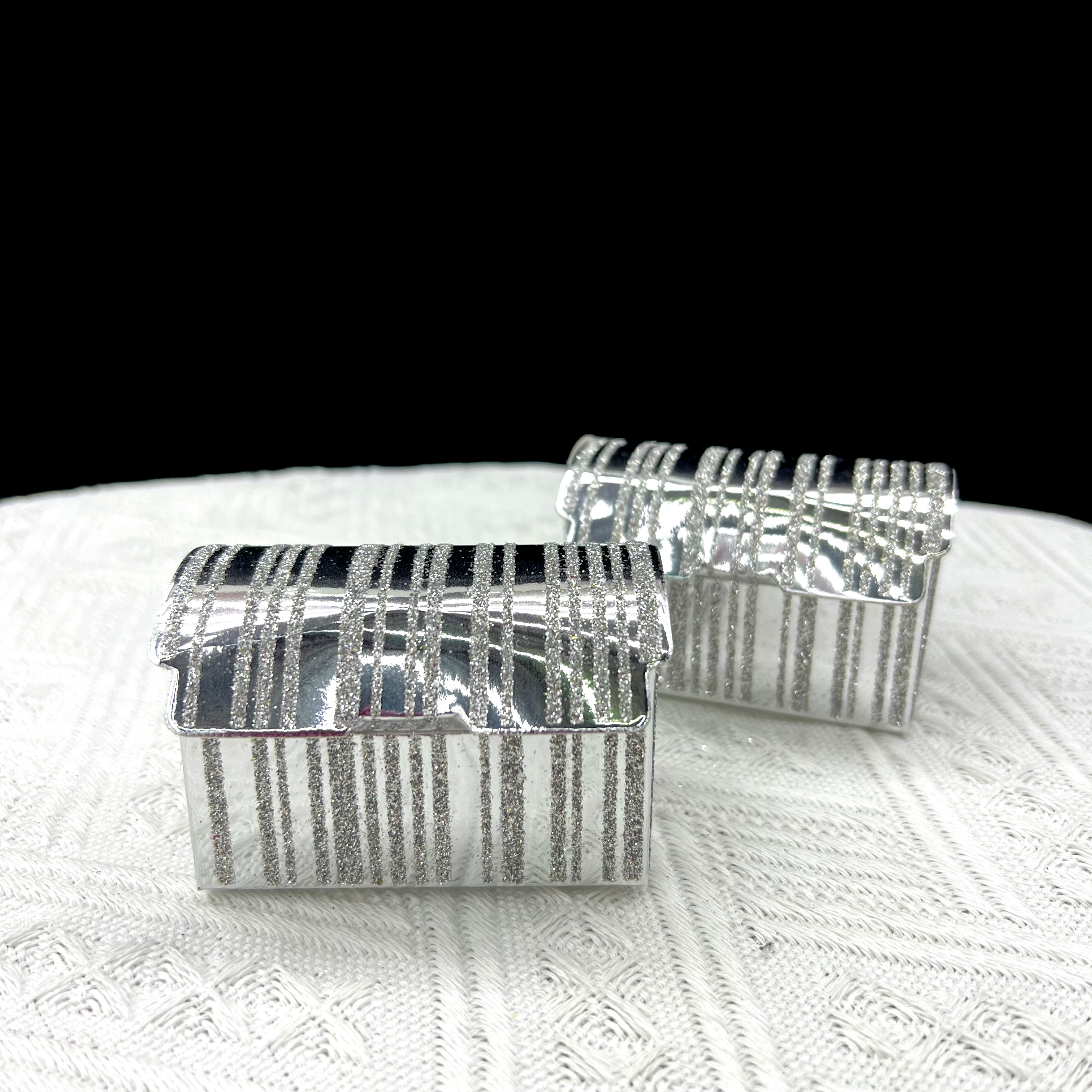 Shiny folding square box, gift box, Christmas box, accessory box, foreign trade box, treasure box details Picture